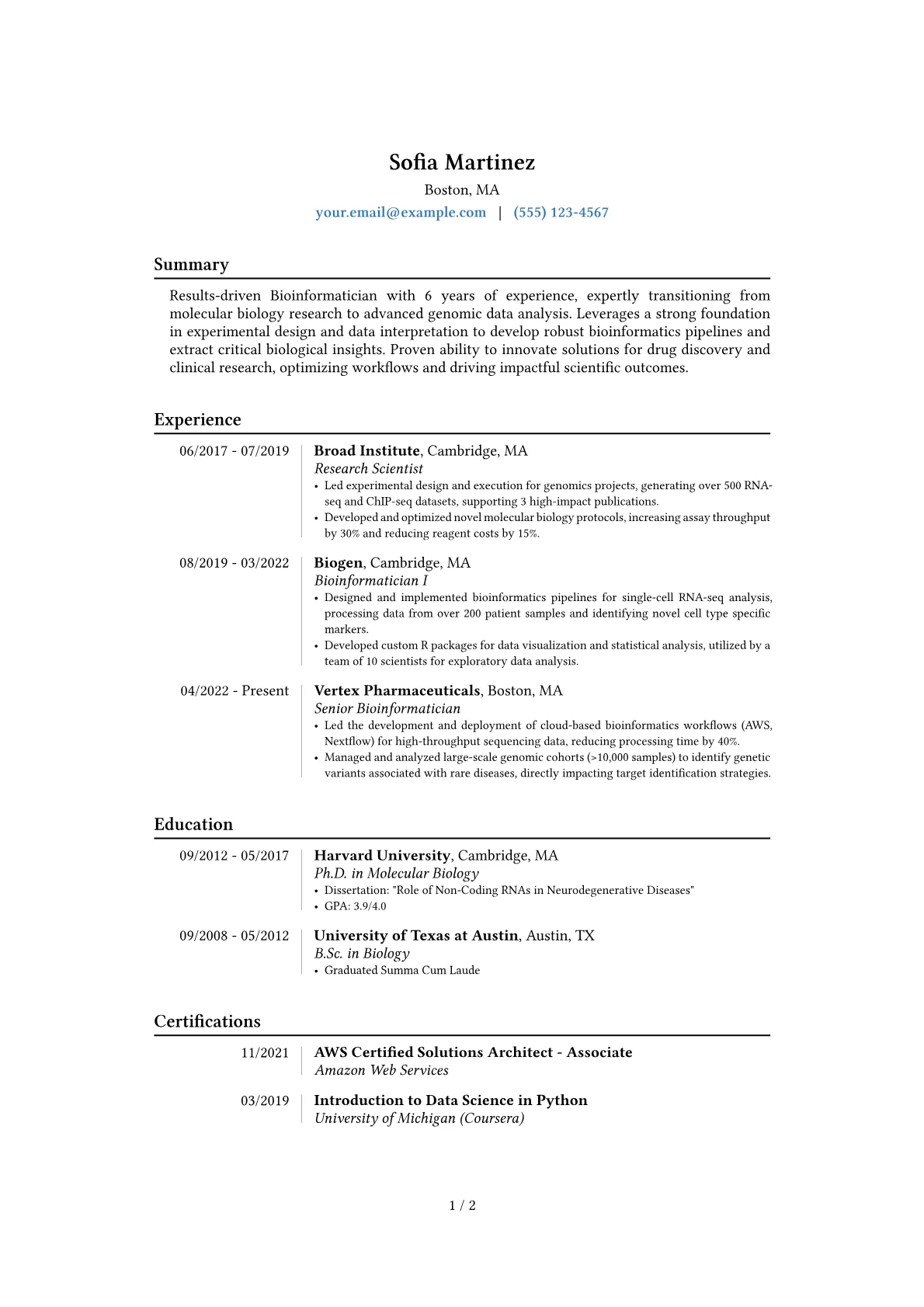Career changer version - Page 1