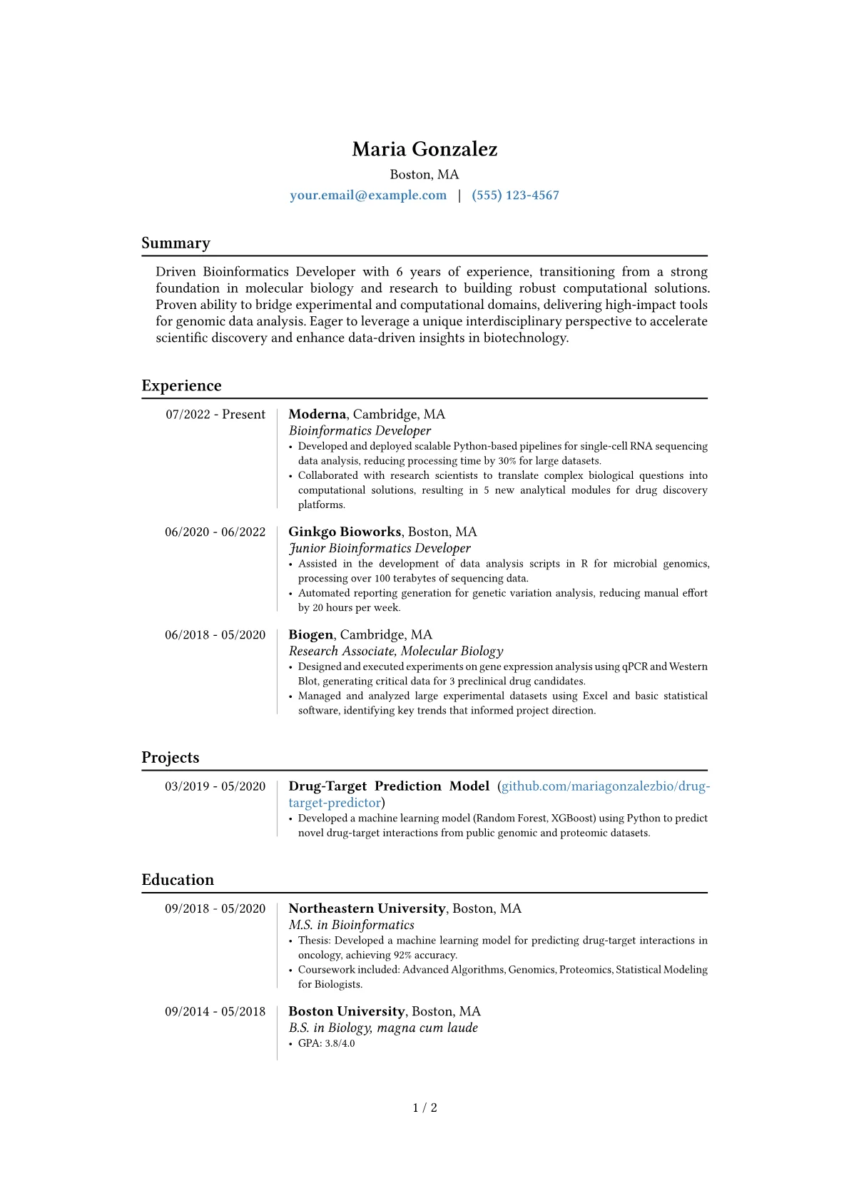 Career changer version - Page 1