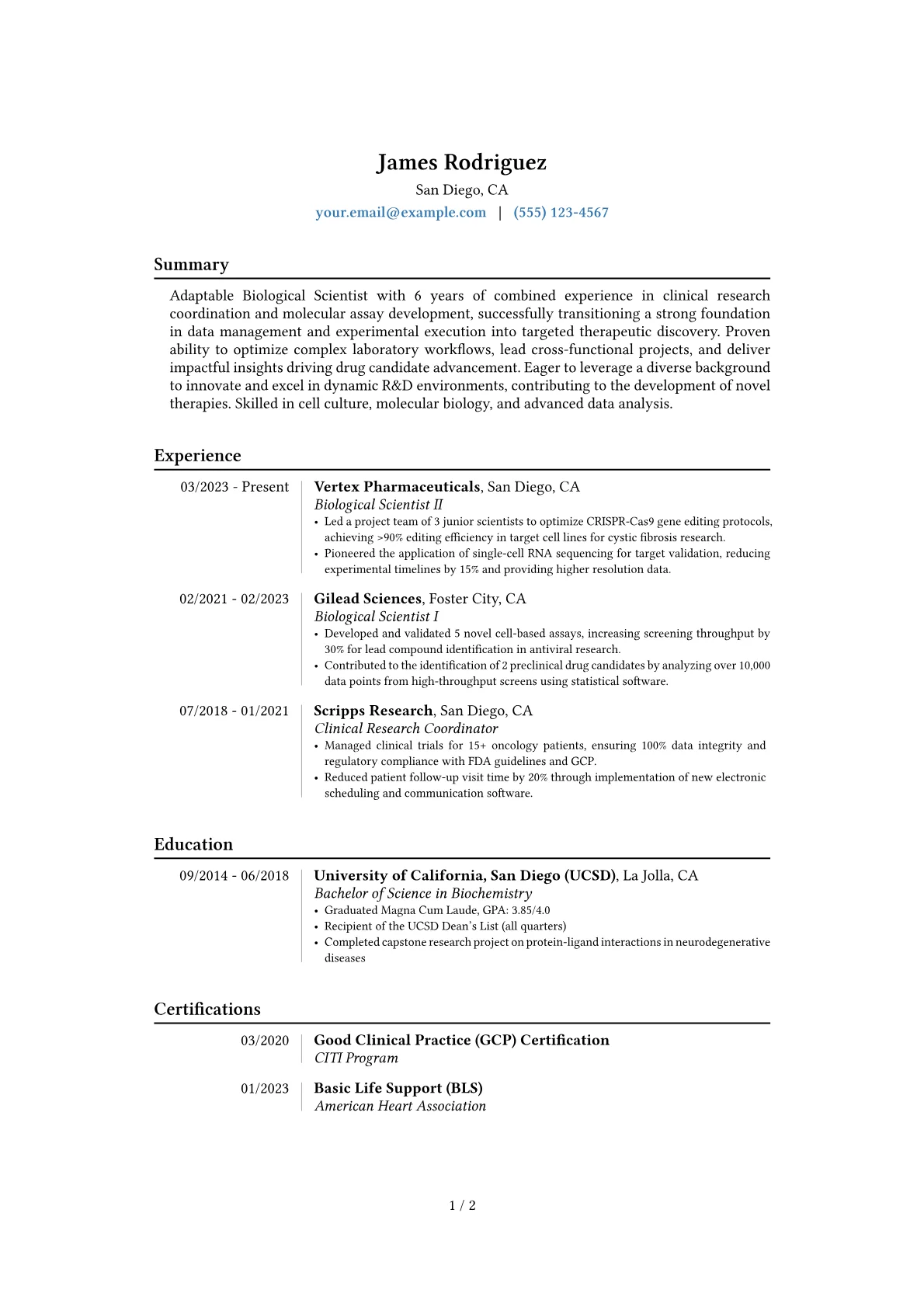 Career changer version - Page 1