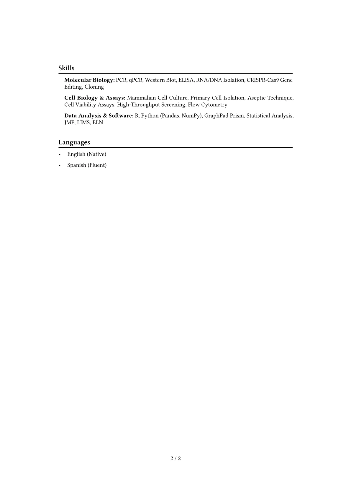 Career changer version - Page 2
