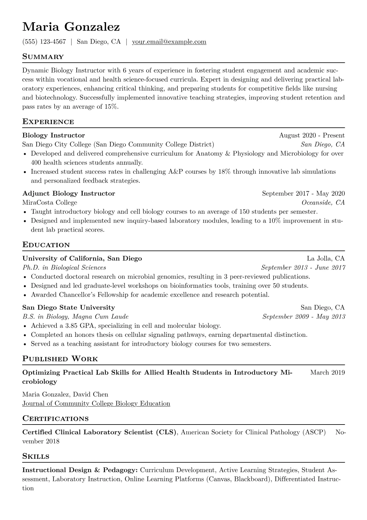 Applied Biology Instructor version - Page 1