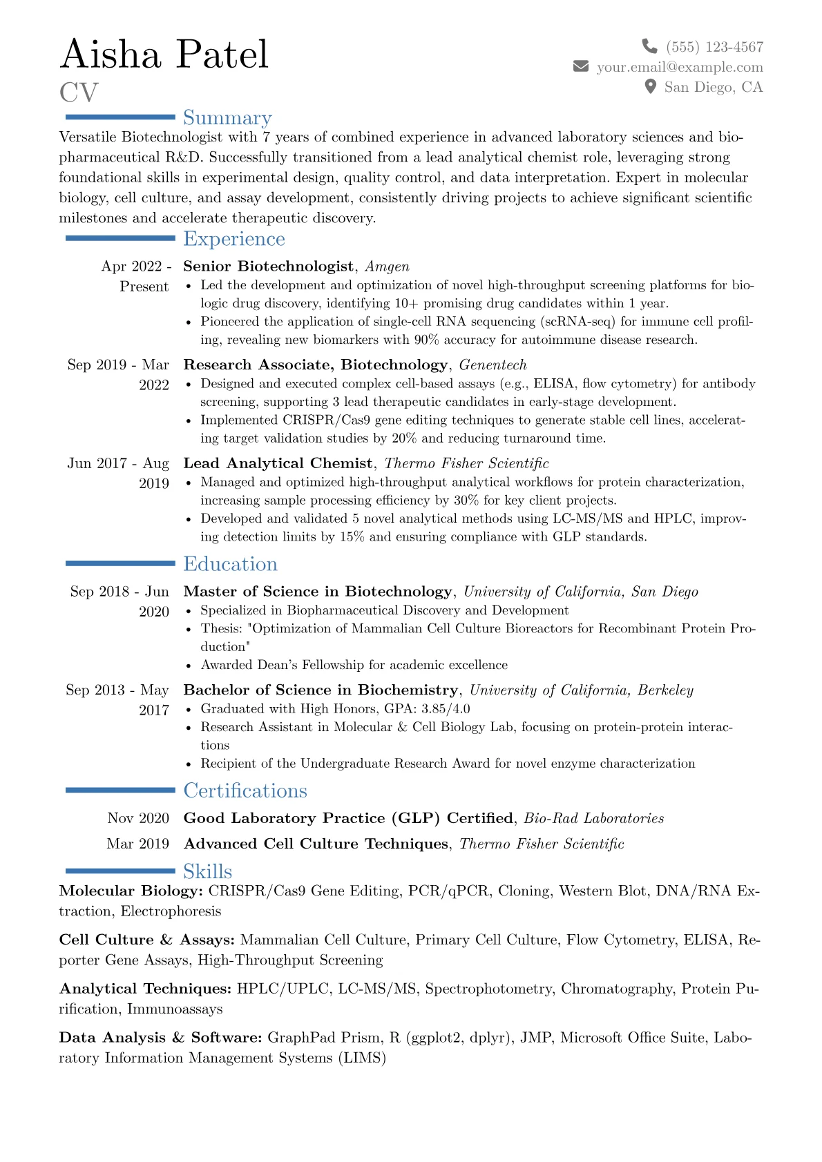 Career changer version - Page 1