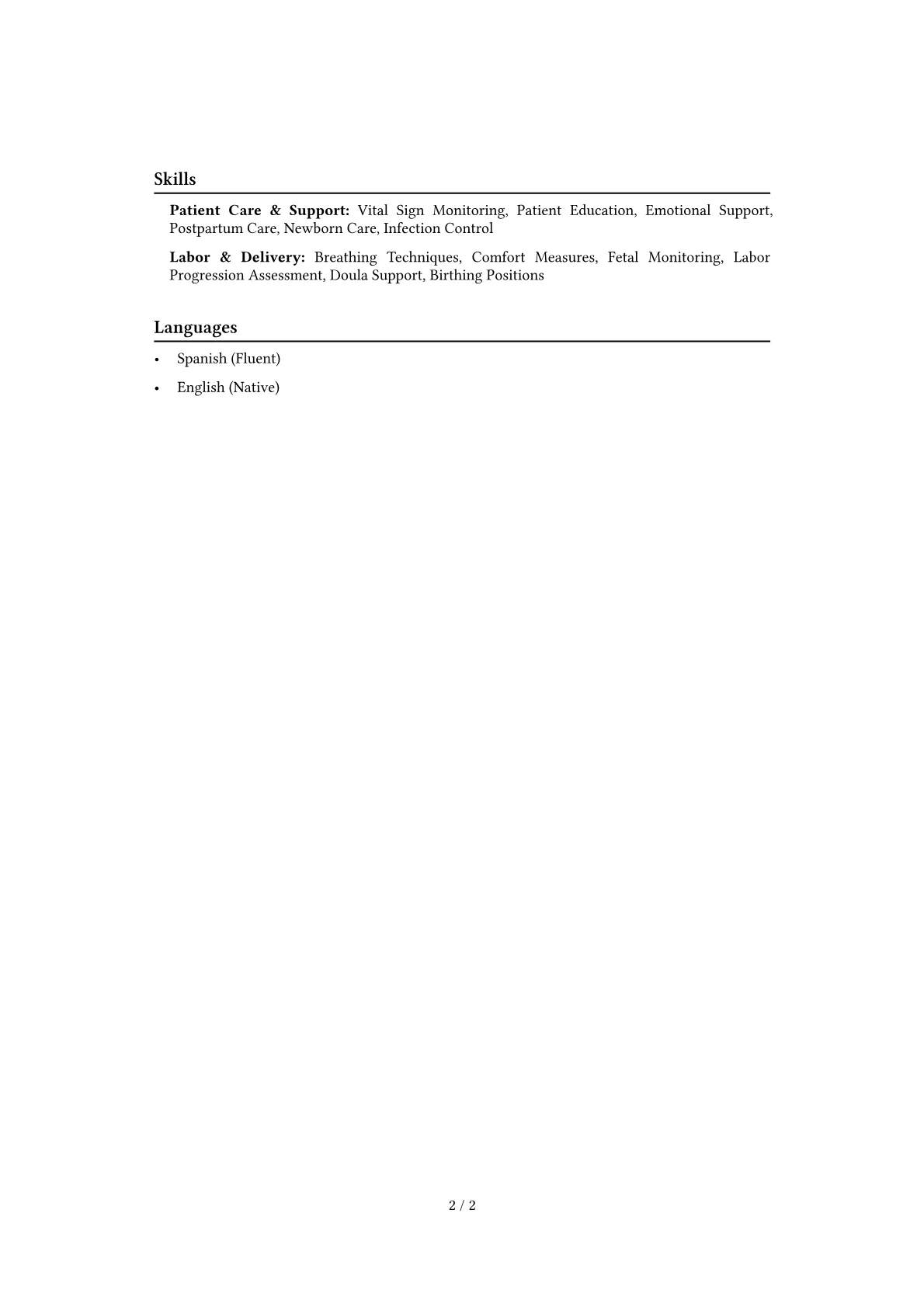 Career changer version - Page 2