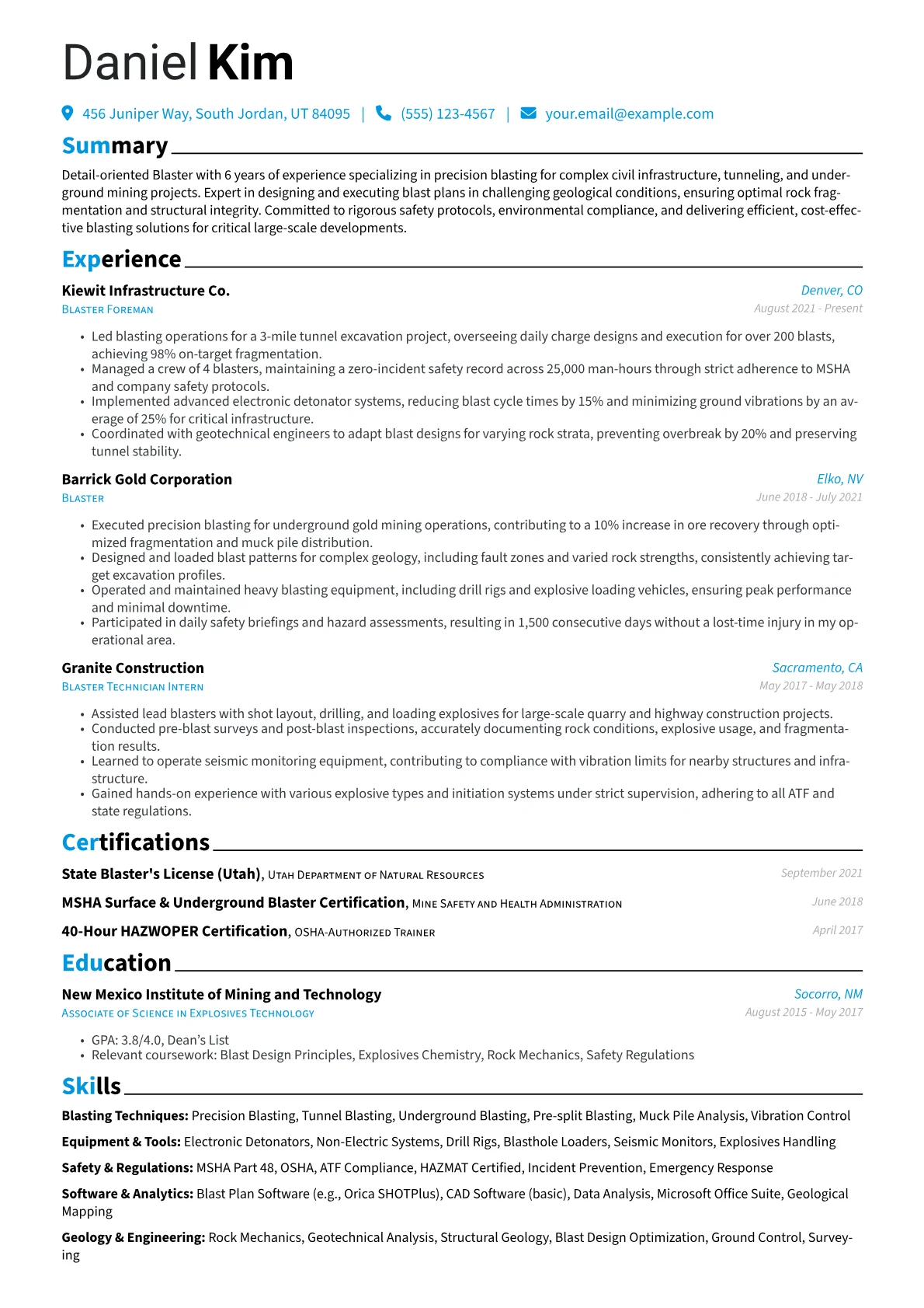 Tunneling & Civil Blaster version - Page 1