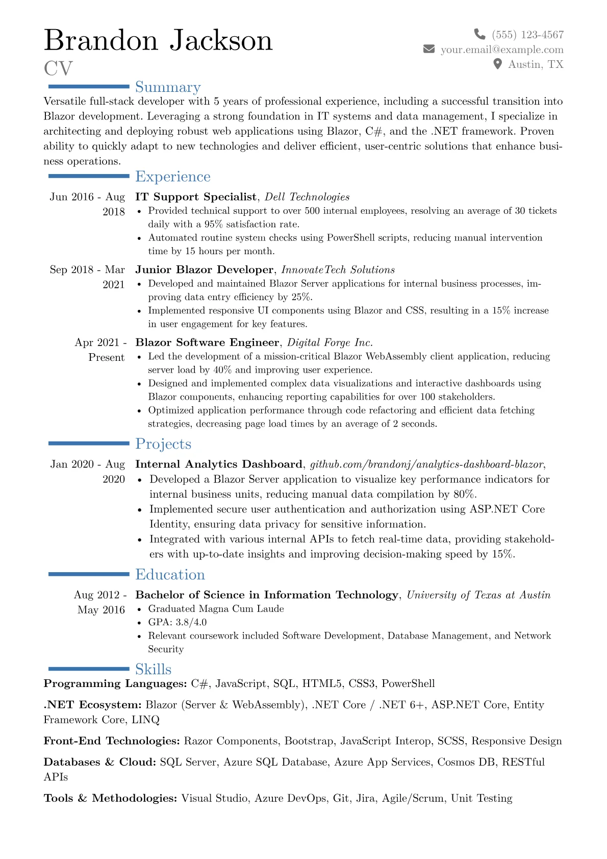 Career changer version - Page 1