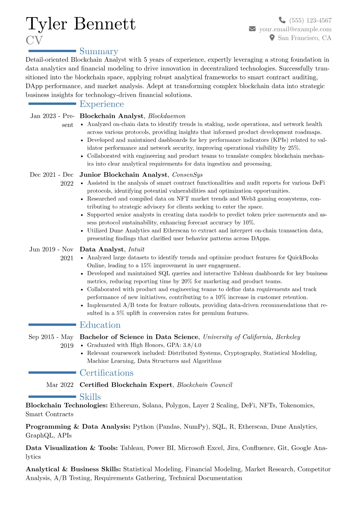 Career changer version - Page 1