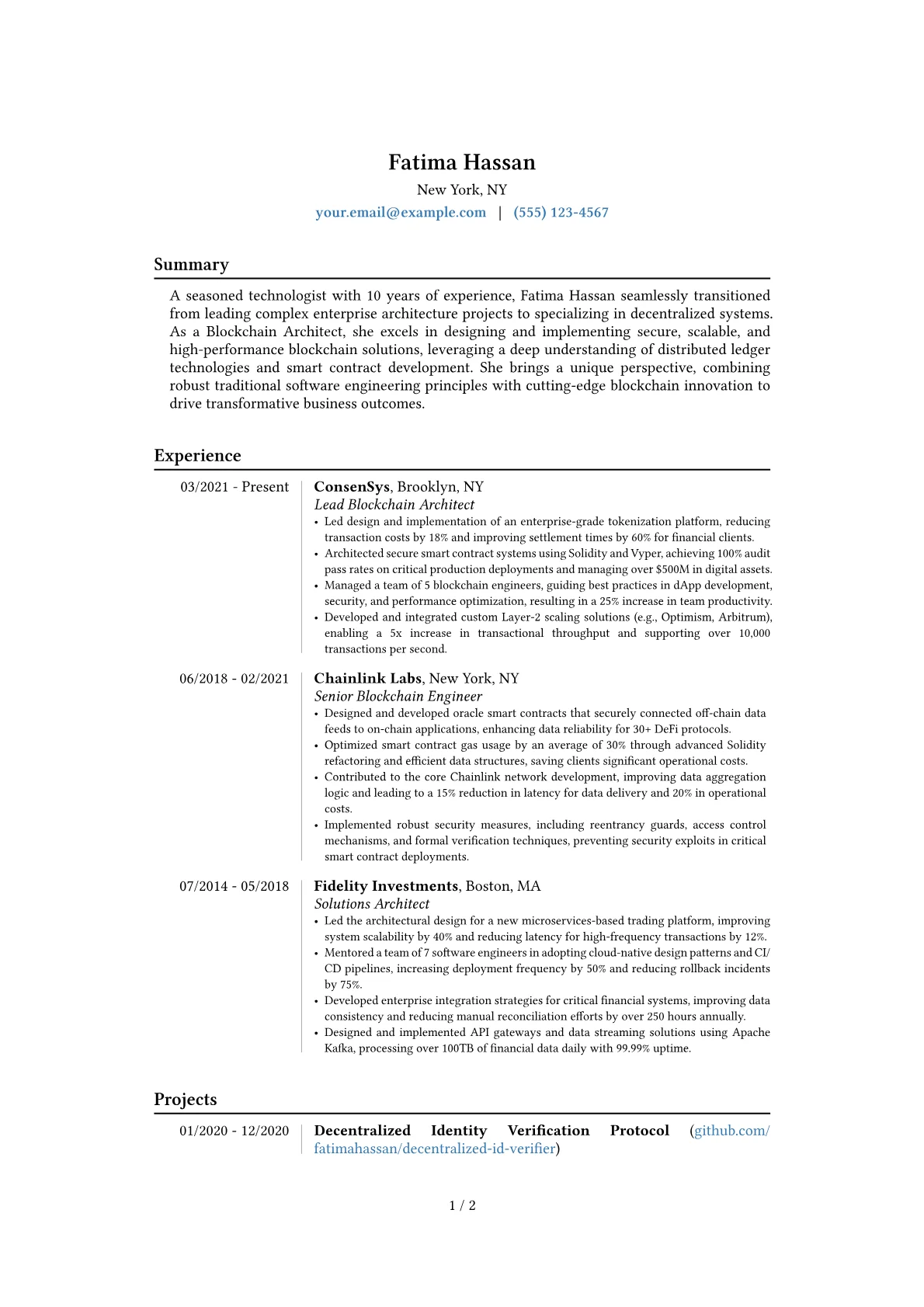 Career changer version - Page 1