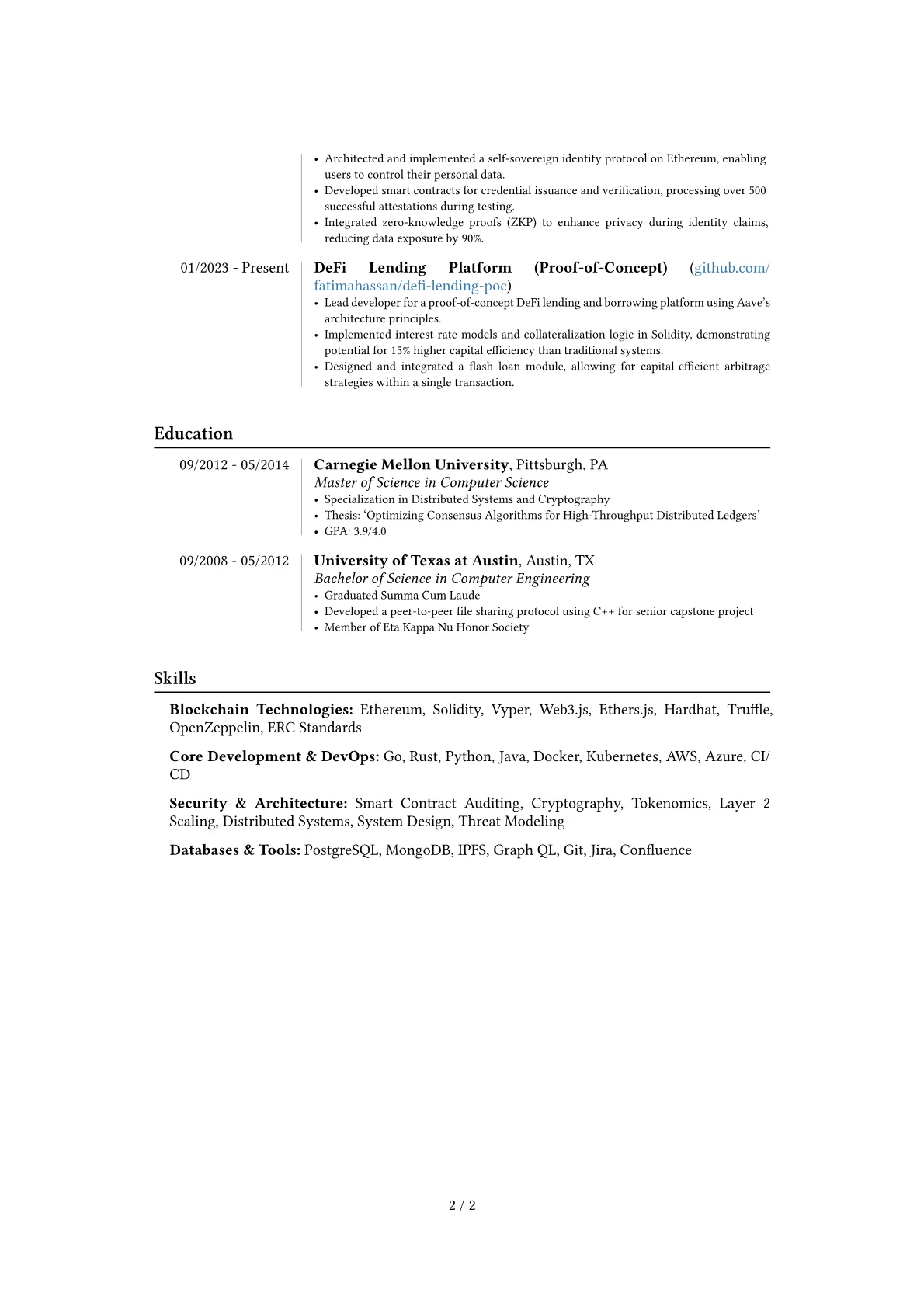 Career changer version - Page 2