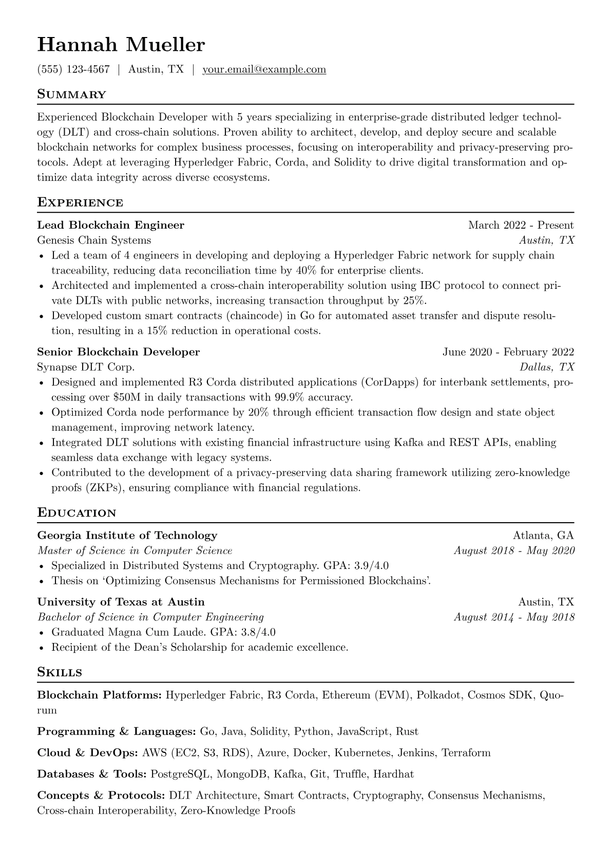 Enterprise DLT Specialist version - Page 1