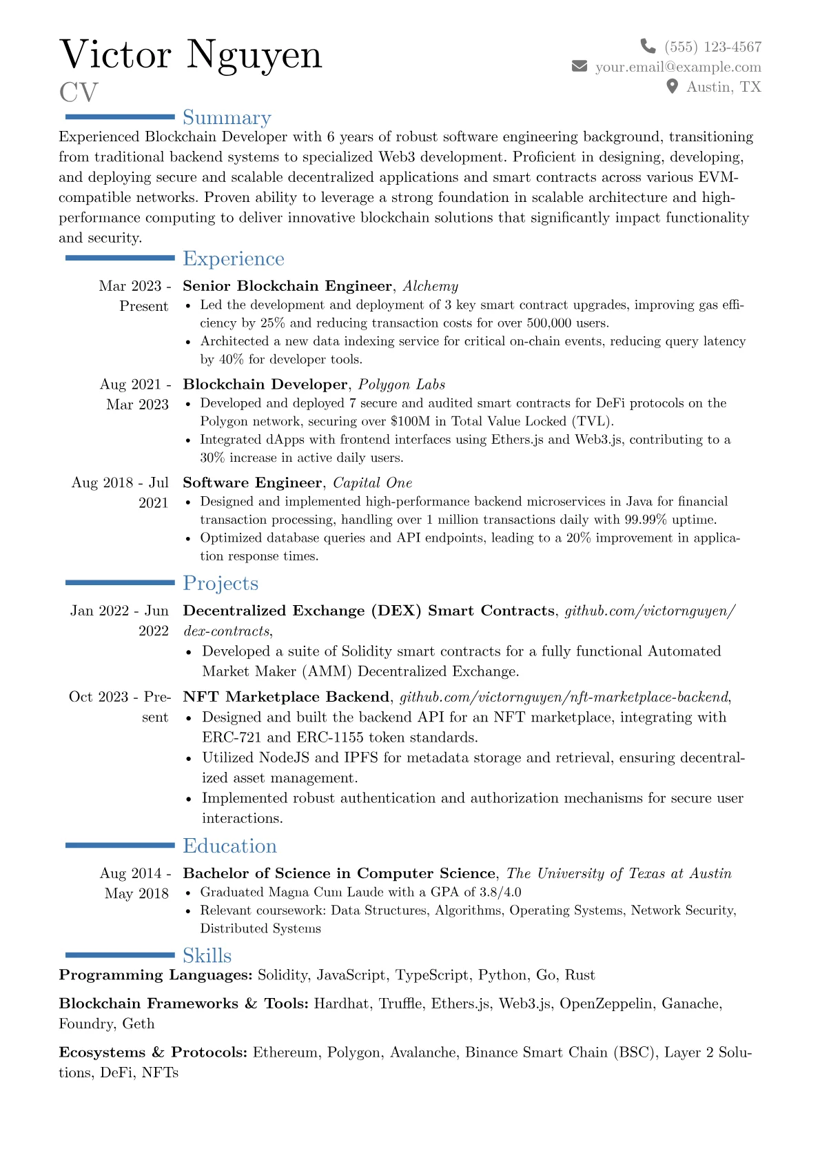 Career changer version - Page 1