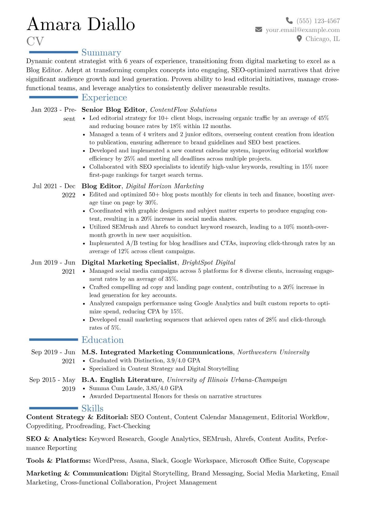 Career changer version - Page 1