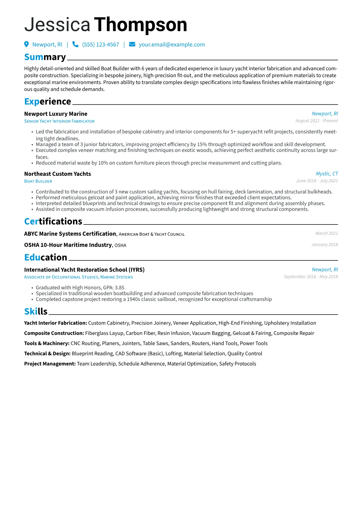 Yacht Interior Specialist version - Page 1