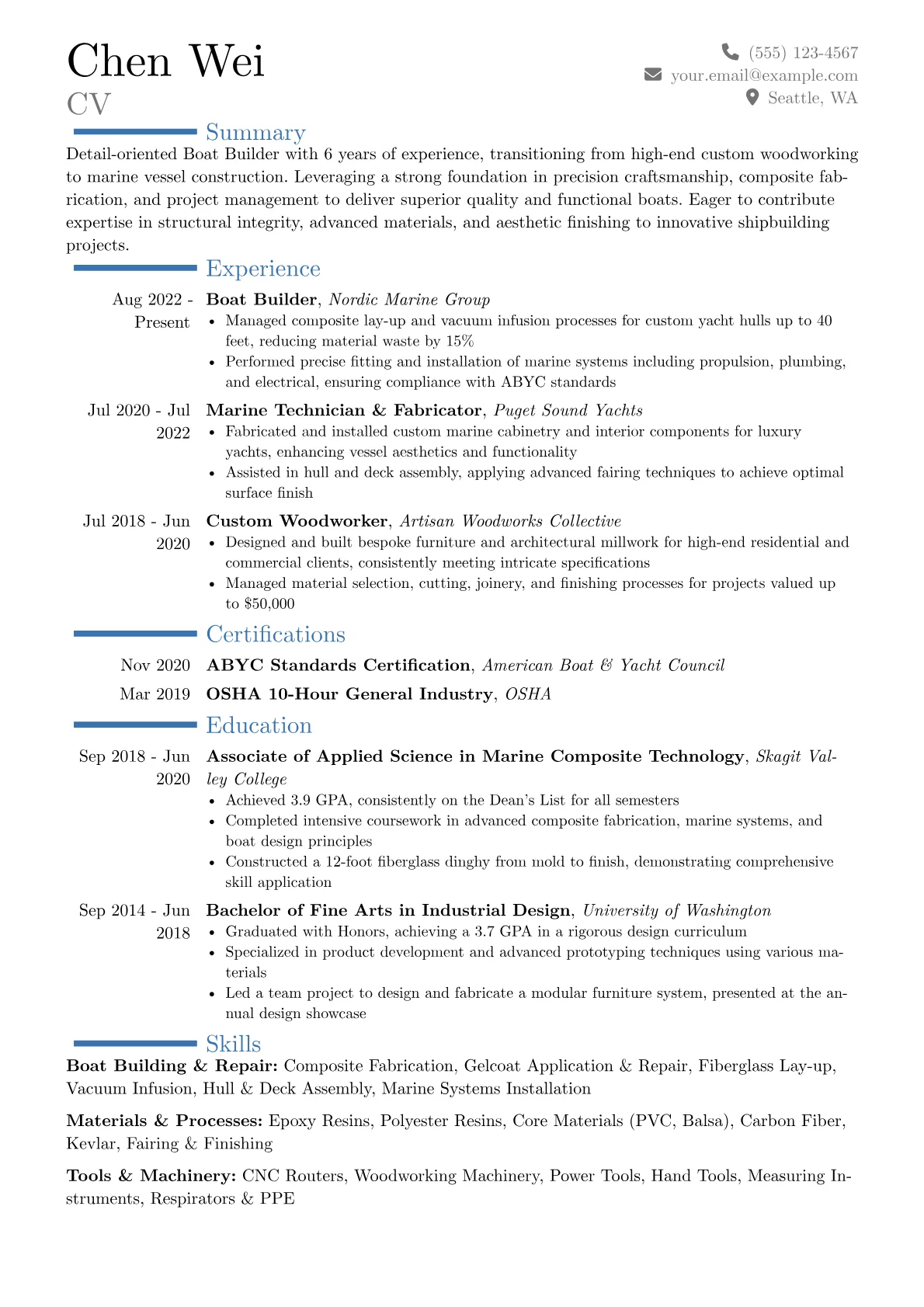 Career changer version - Page 1