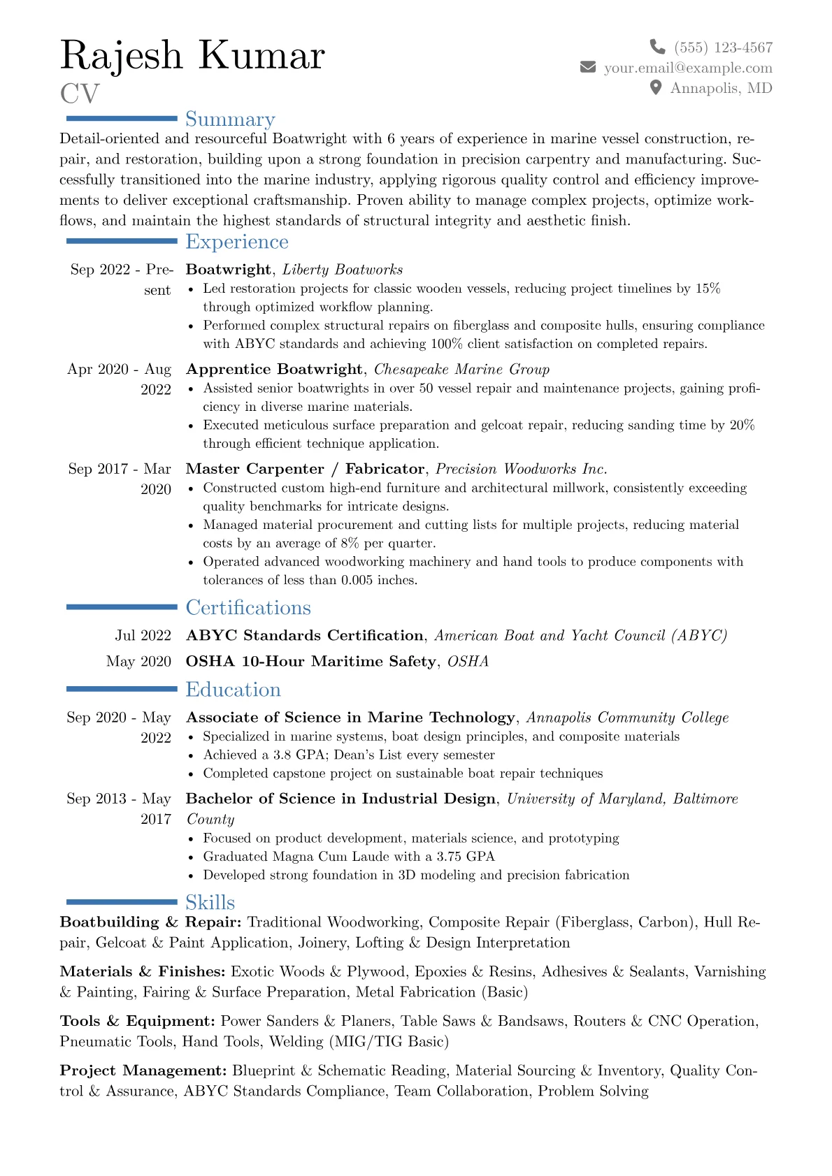 Career changer version - Page 1