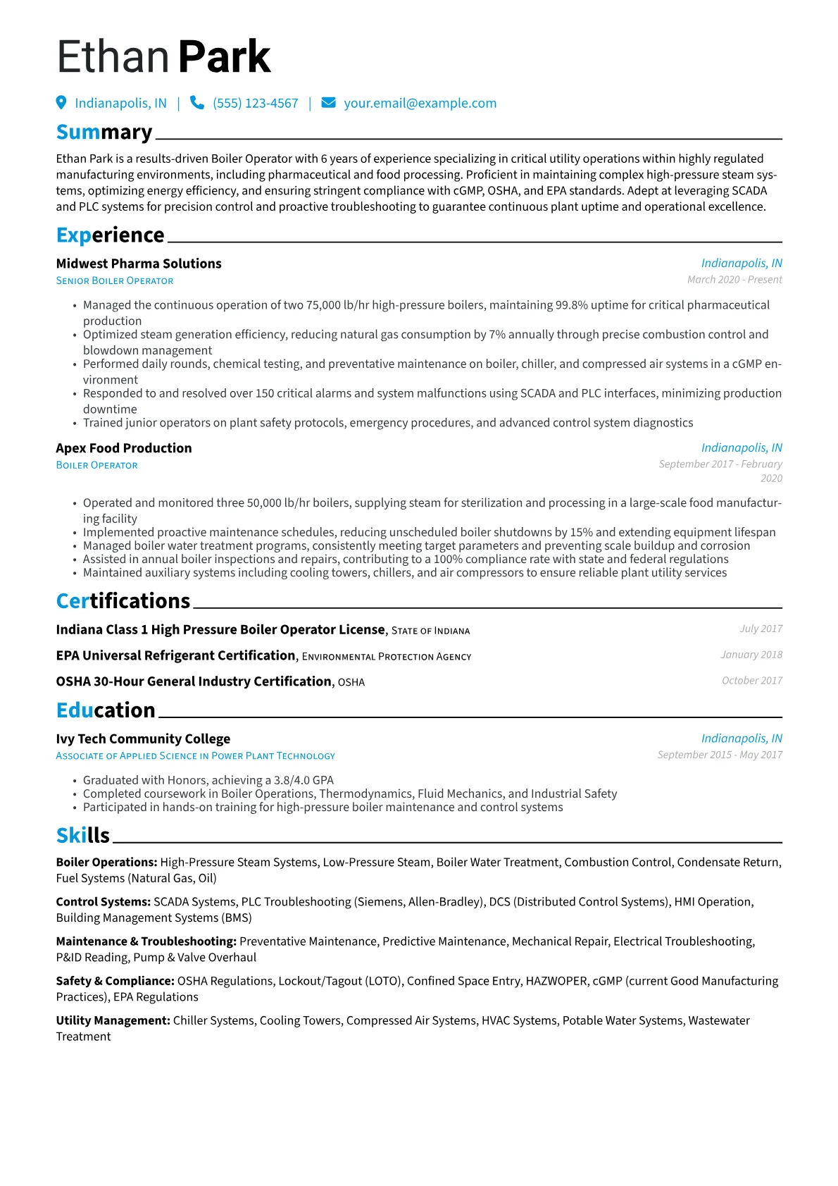Boiler Operator version - Page 1