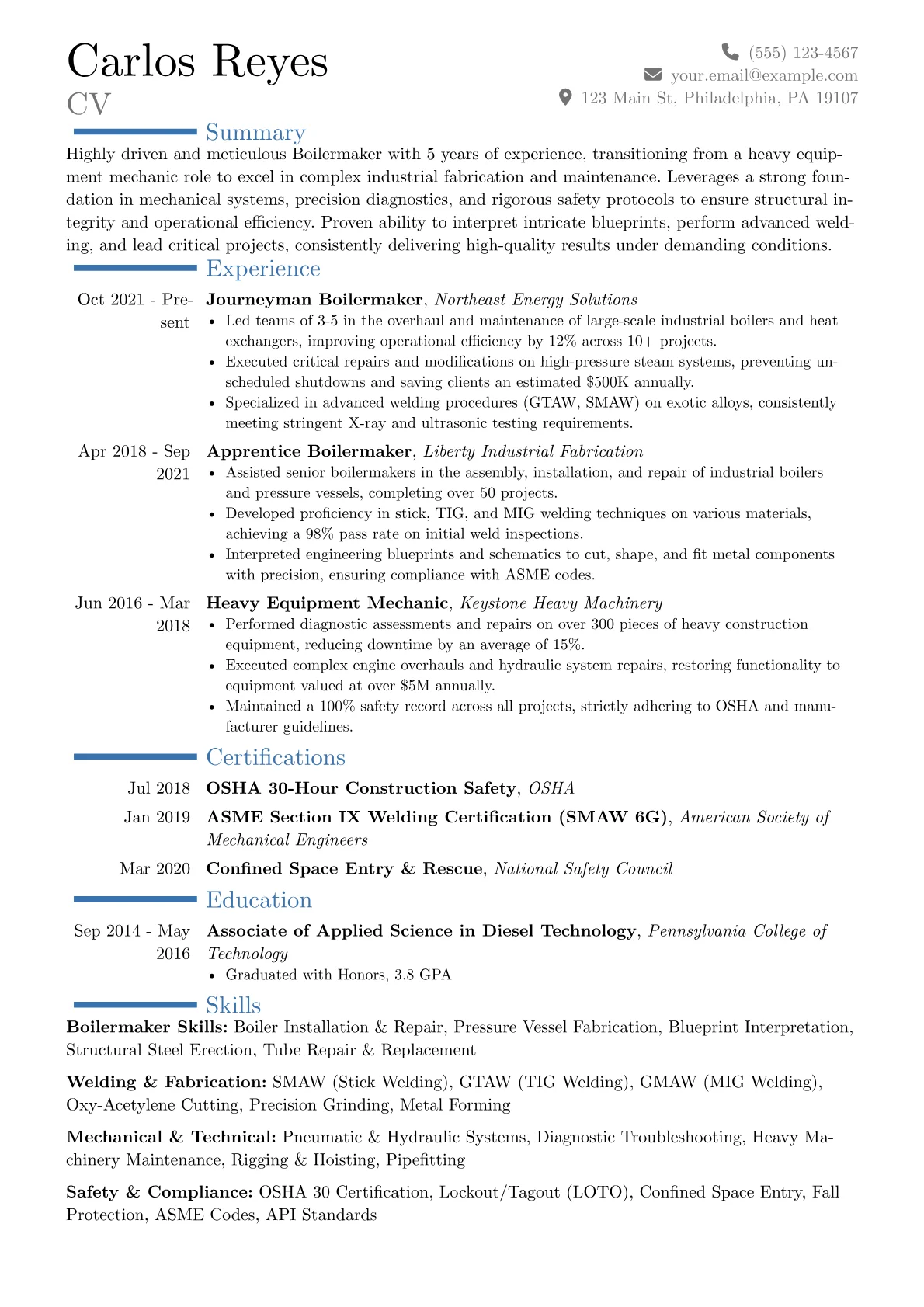 Career changer version - Page 1
