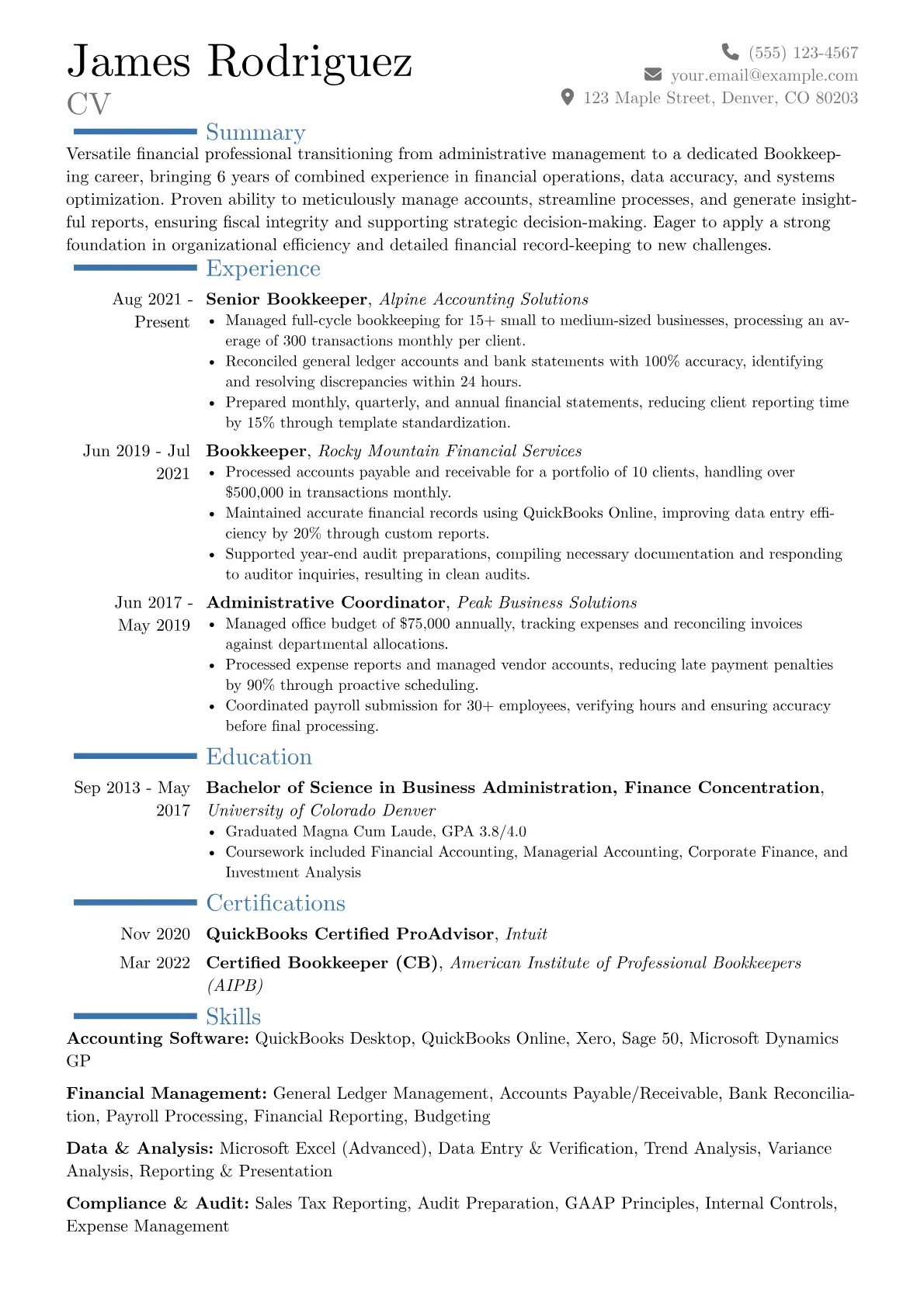 Career changer version - Page 1