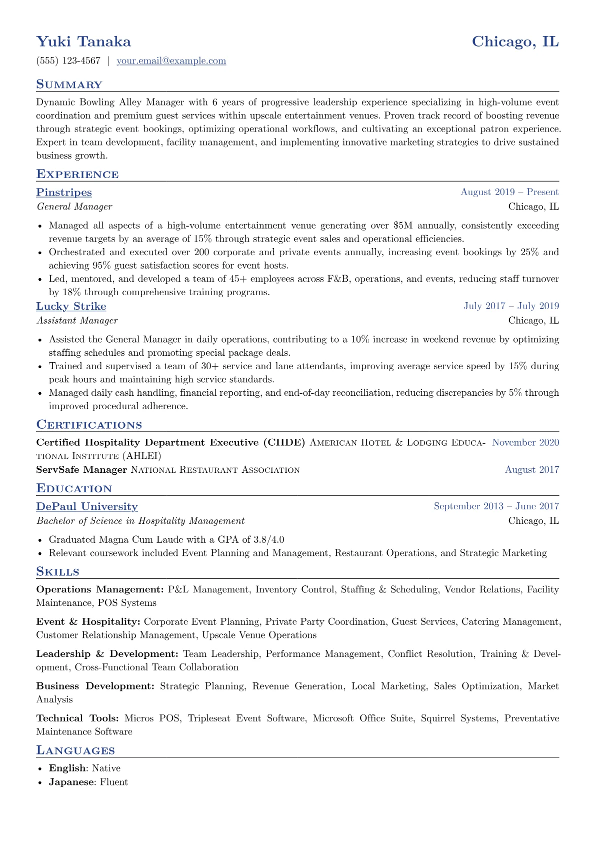 Operations Management version - Page 1