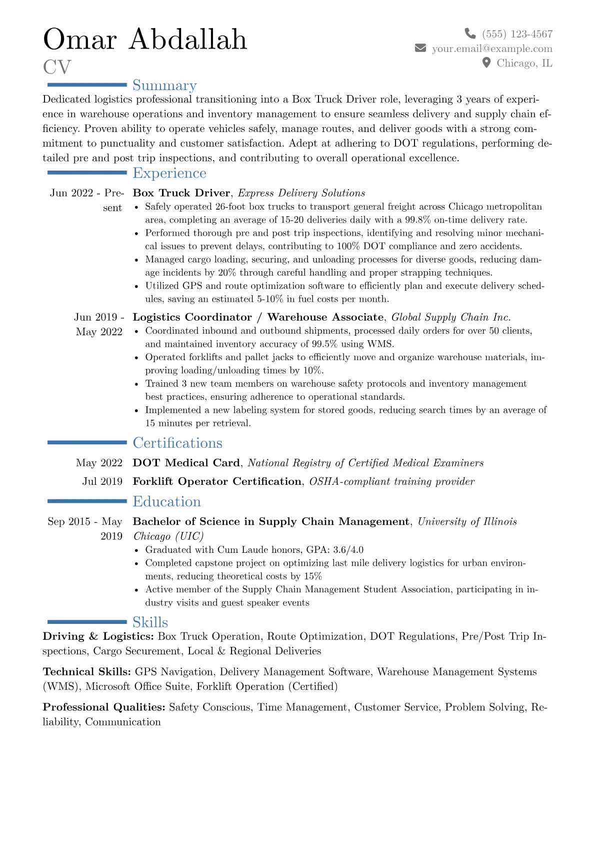 Career changer version - Page 1