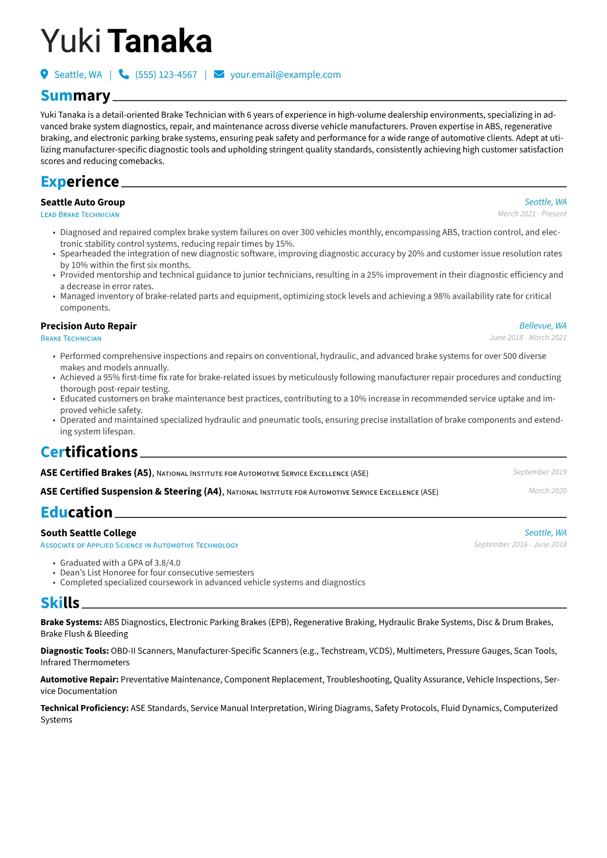 Brake Technician version - Page 1
