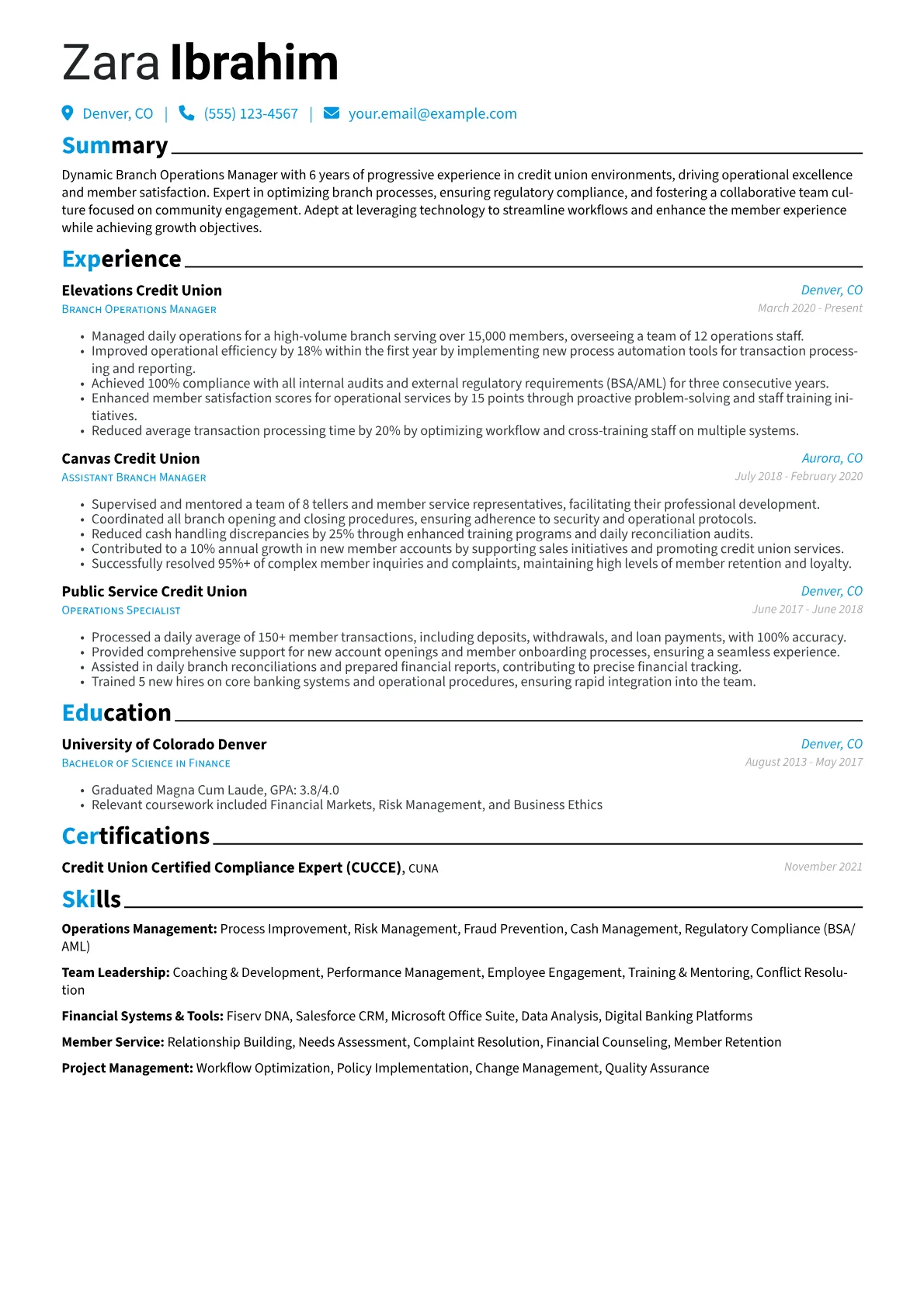 Branch Operations version - Page 1