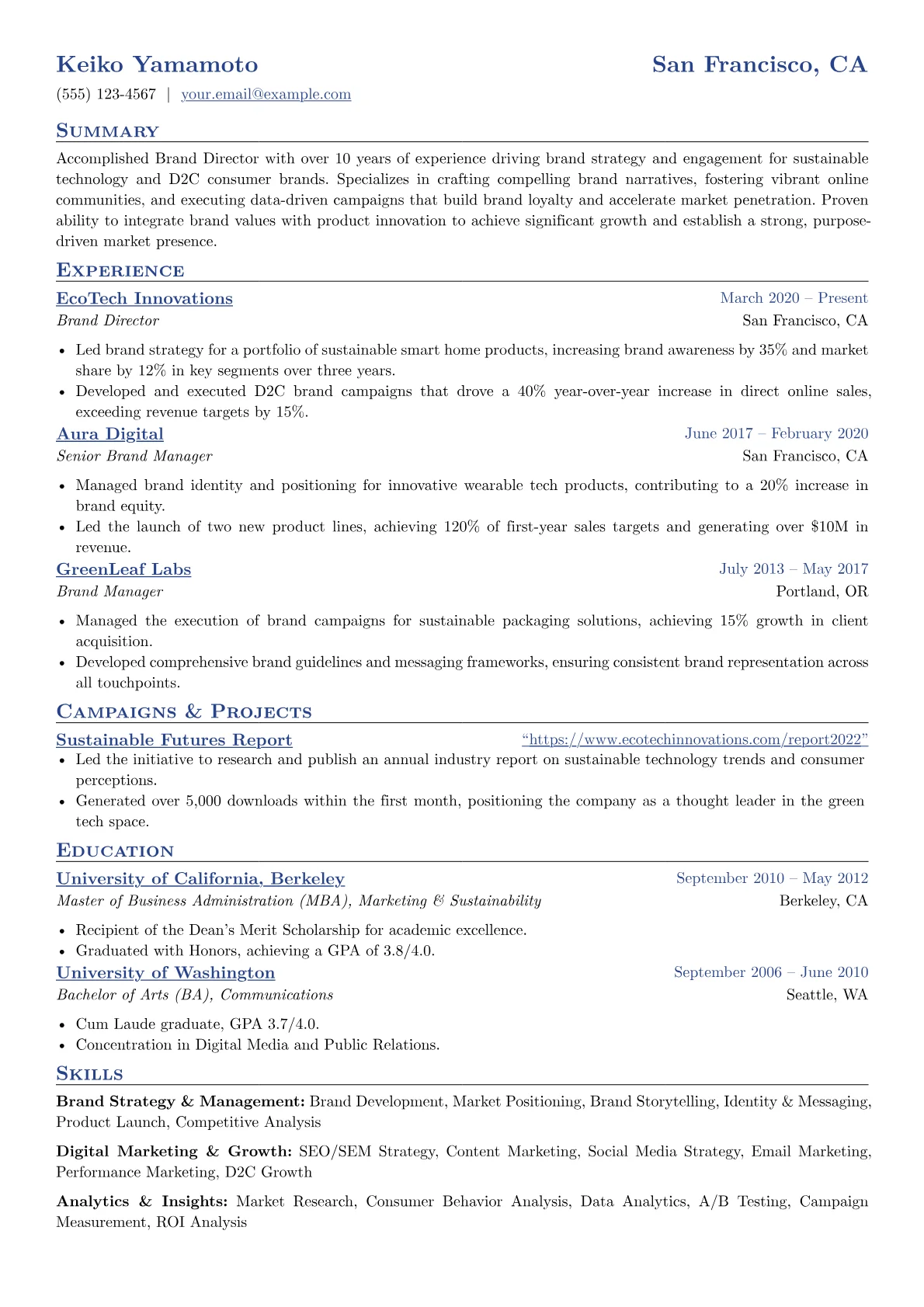 Brand Director version - Page 1