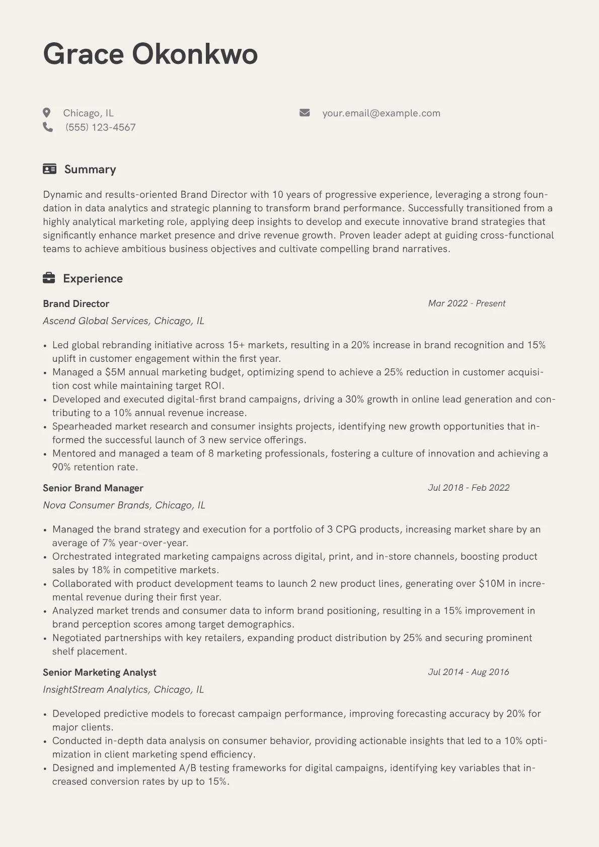 Career changer version - Page 1