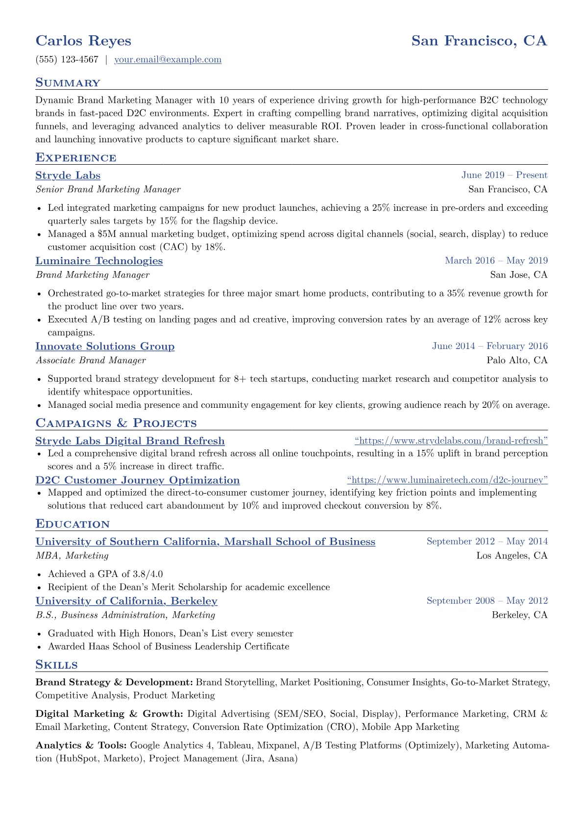 Brand Strategy version - Page 1