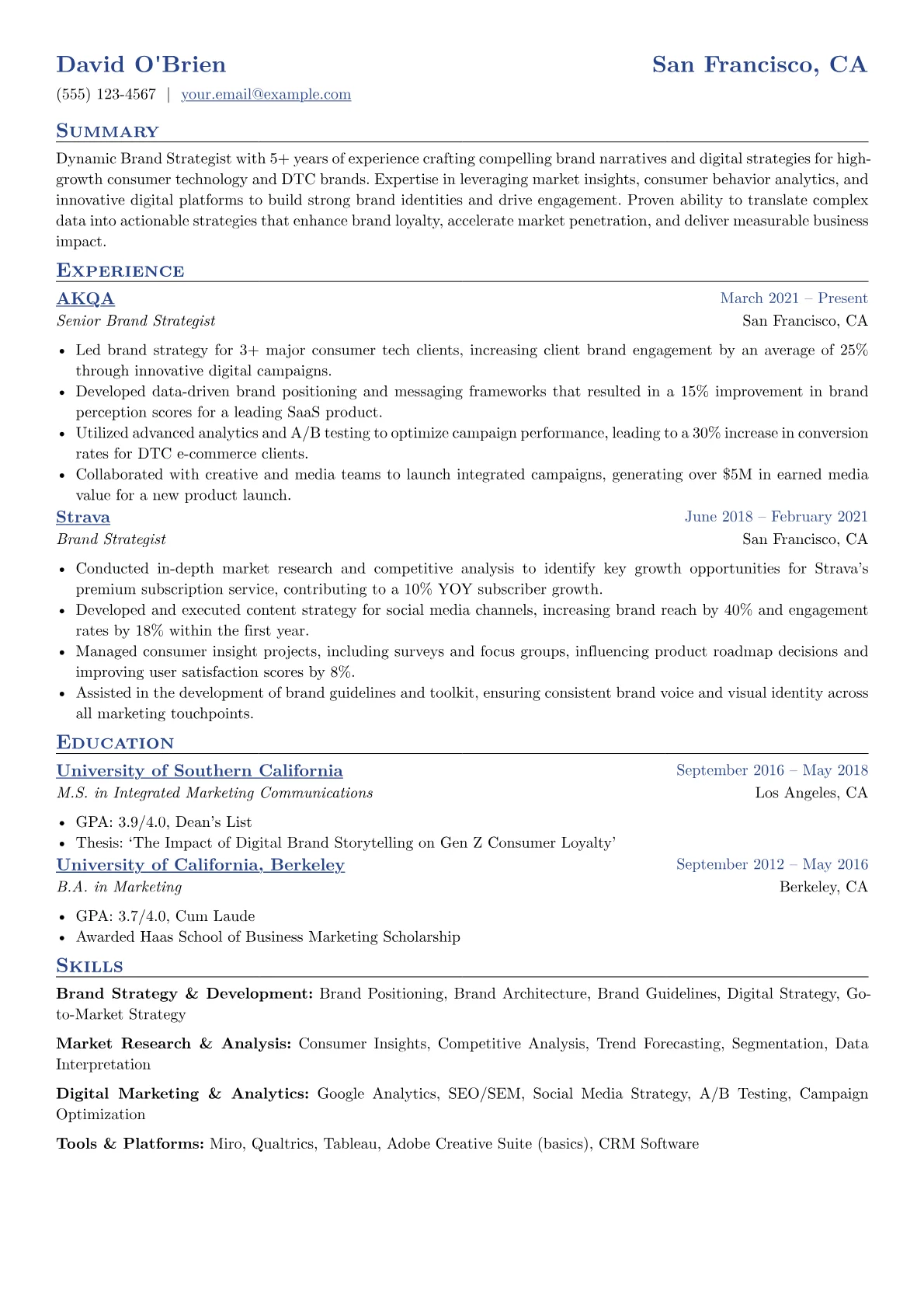 Brand Strategist version - Page 1