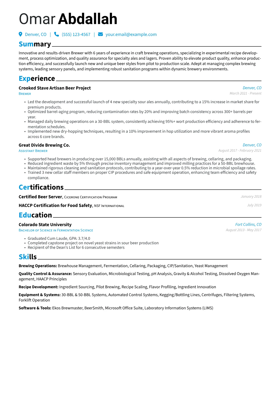 Specialty/Experimental version - Page 1