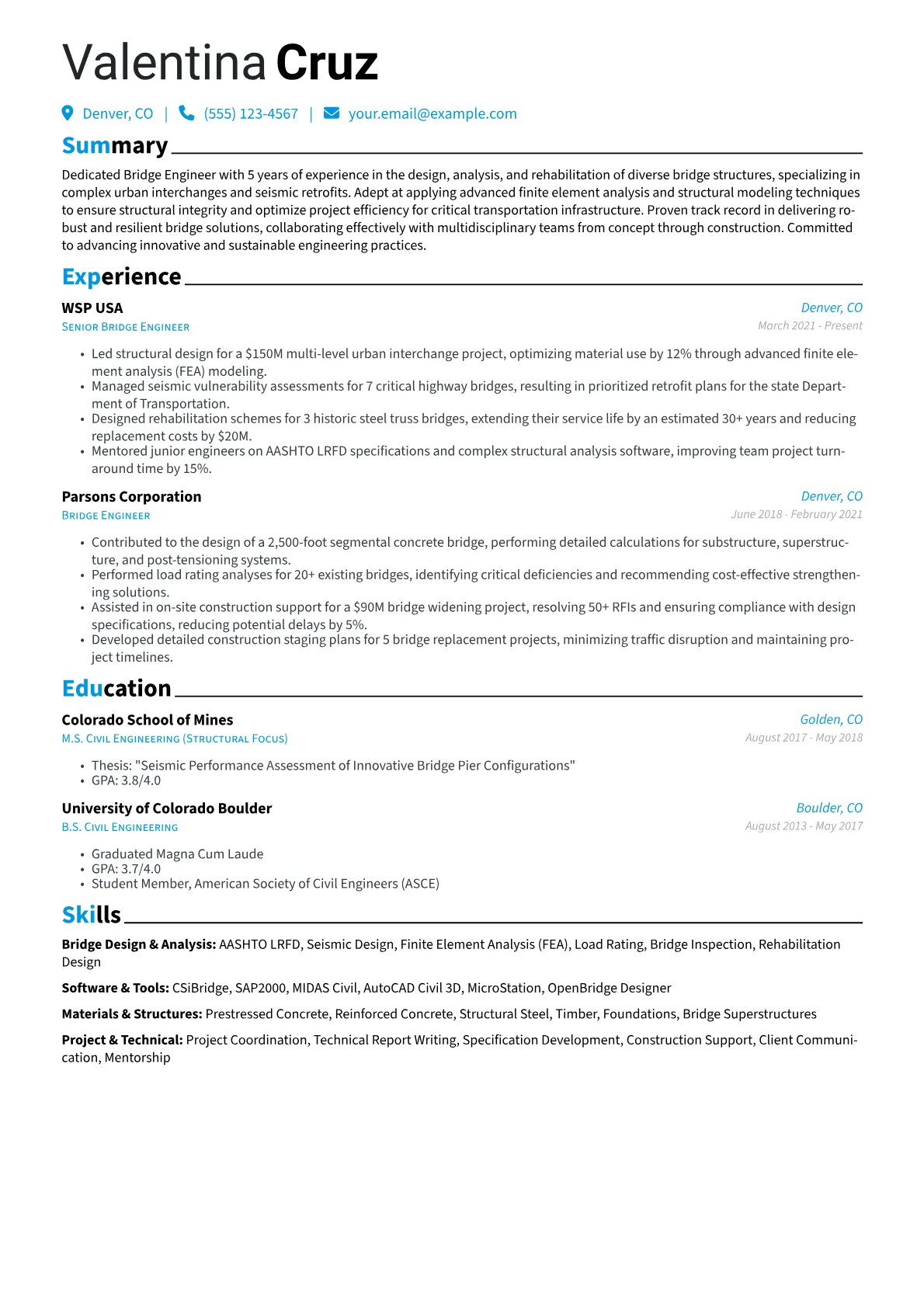 Bridge Engineer version - Page 1