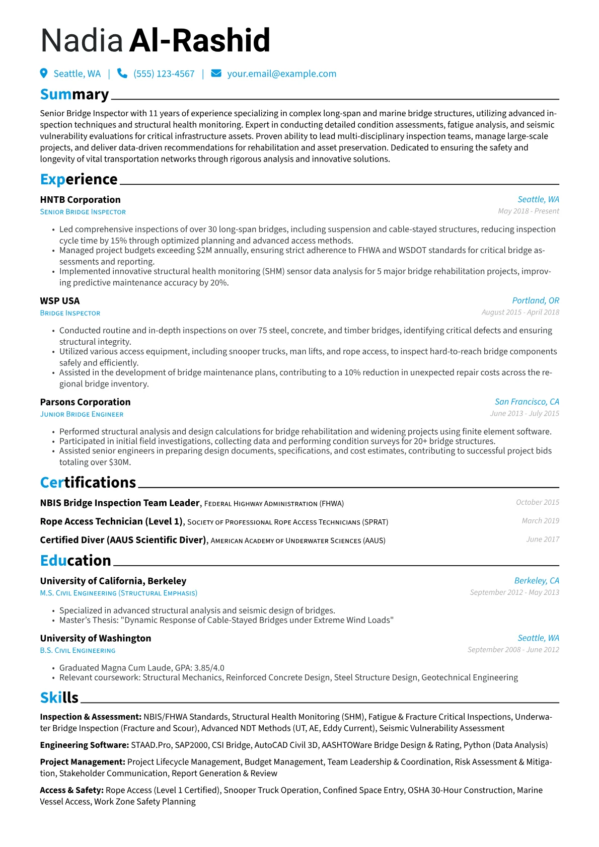 Bridge Inspector version - Page 1