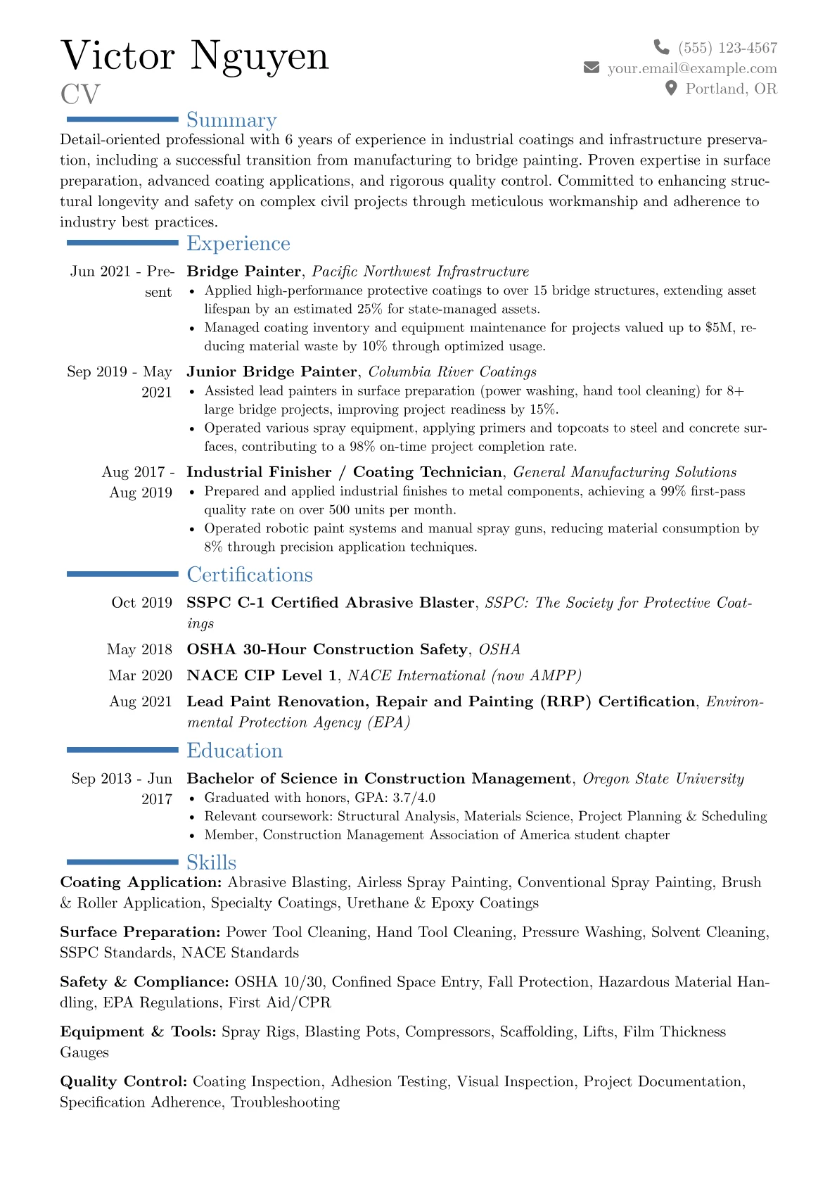 Career changer version - Page 1