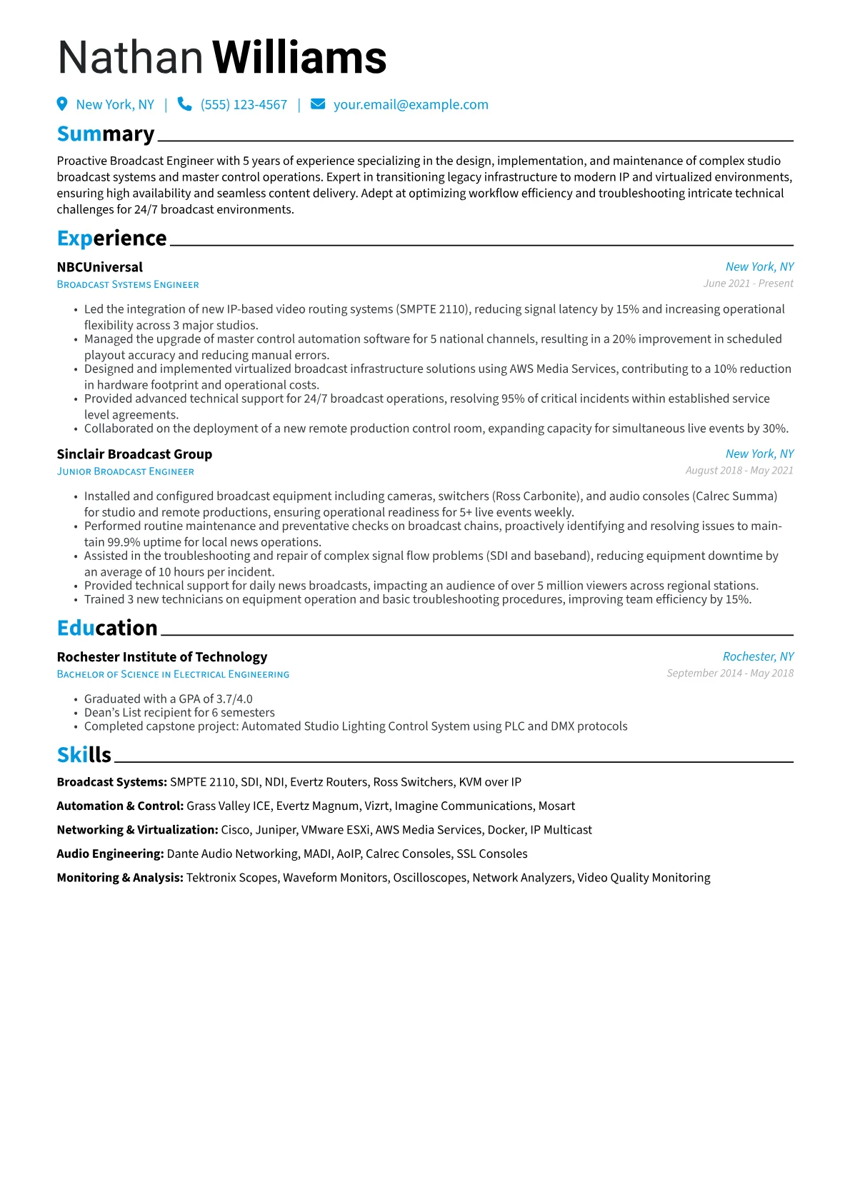 Broadcast Systems version - Page 1