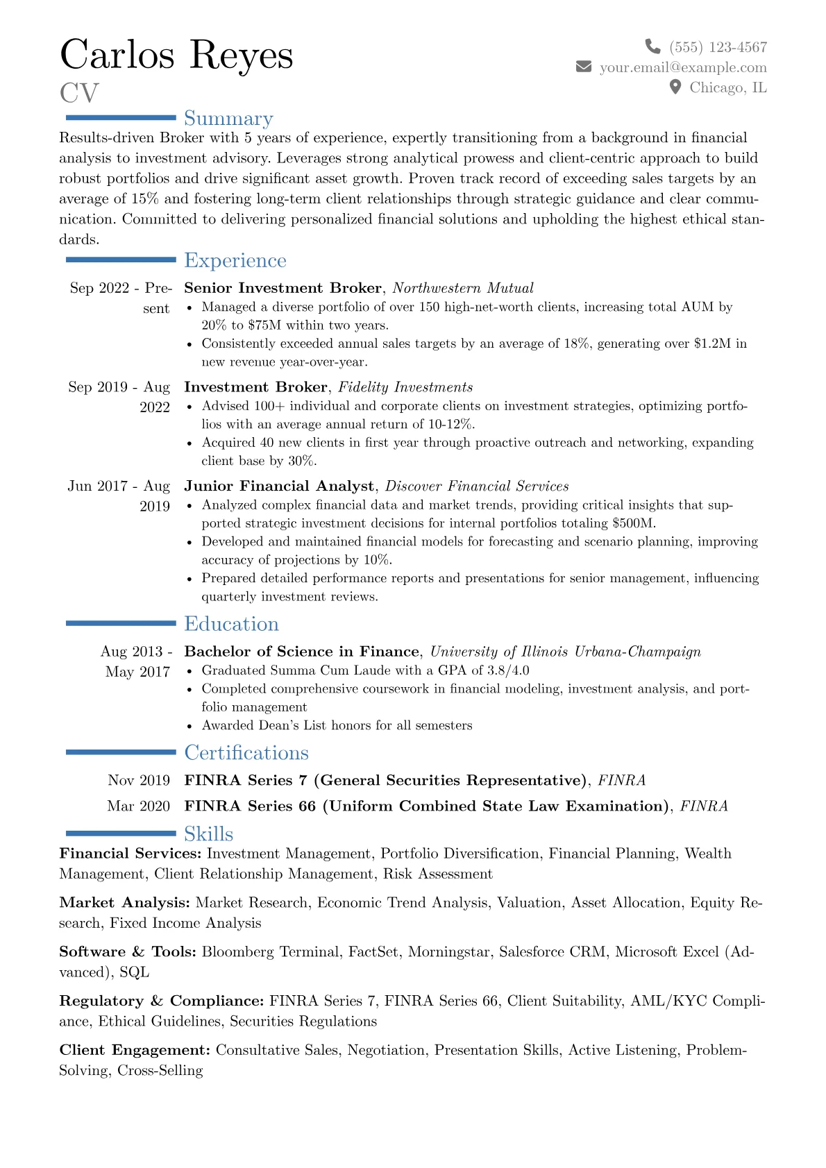 Career changer version - Page 1