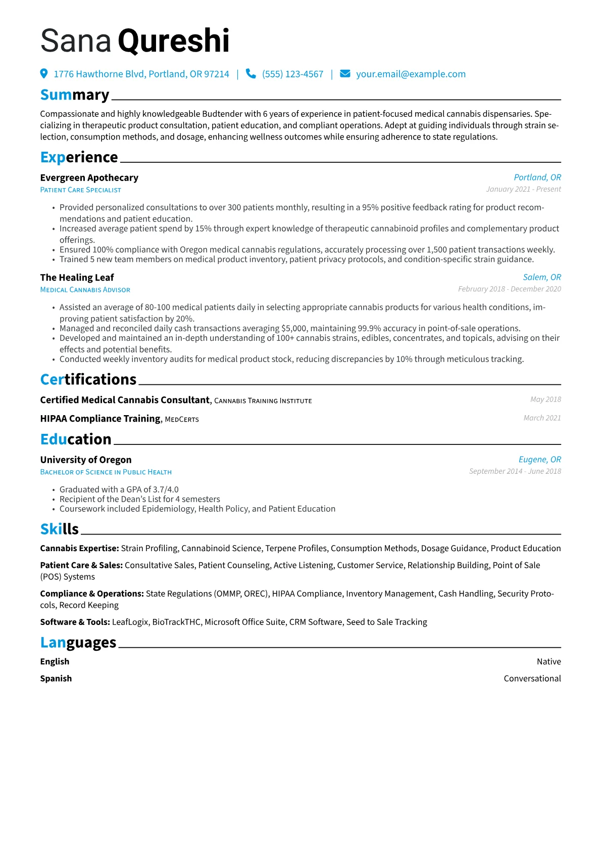 Medical Cannabis Budtender version - Page 1