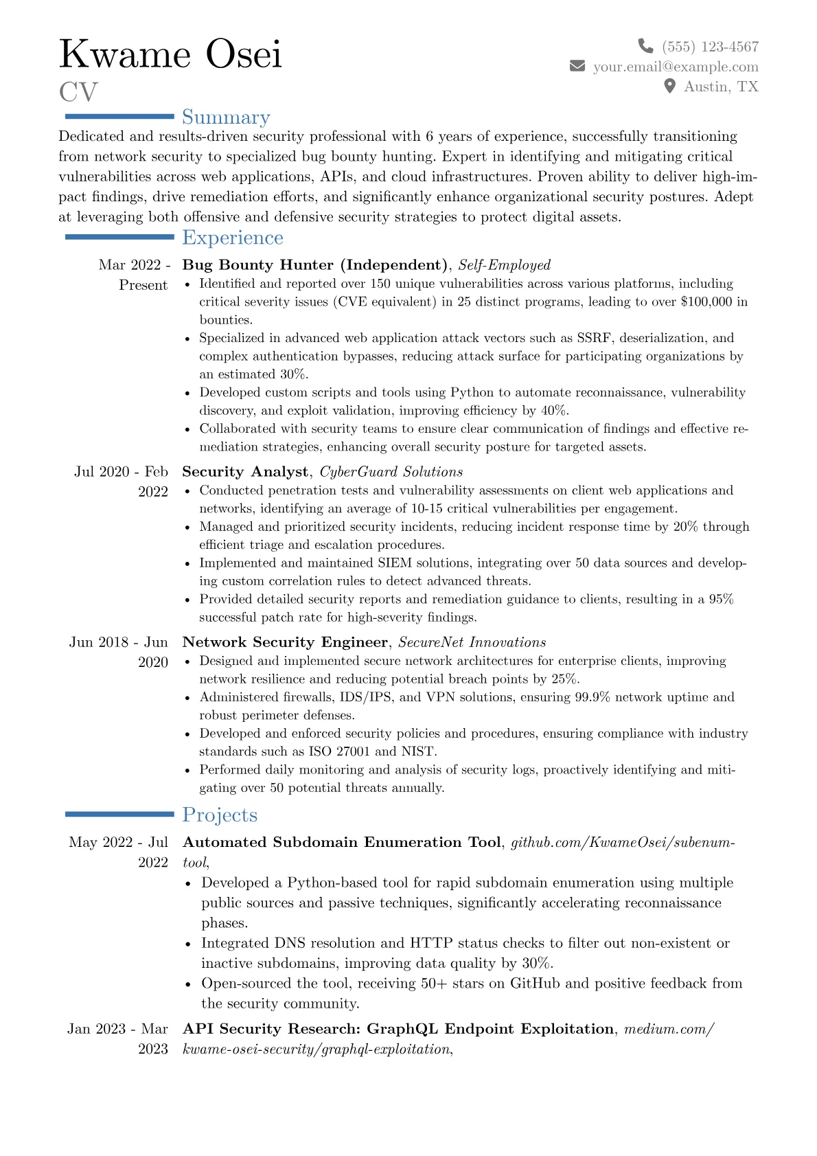 Career changer version - Page 1