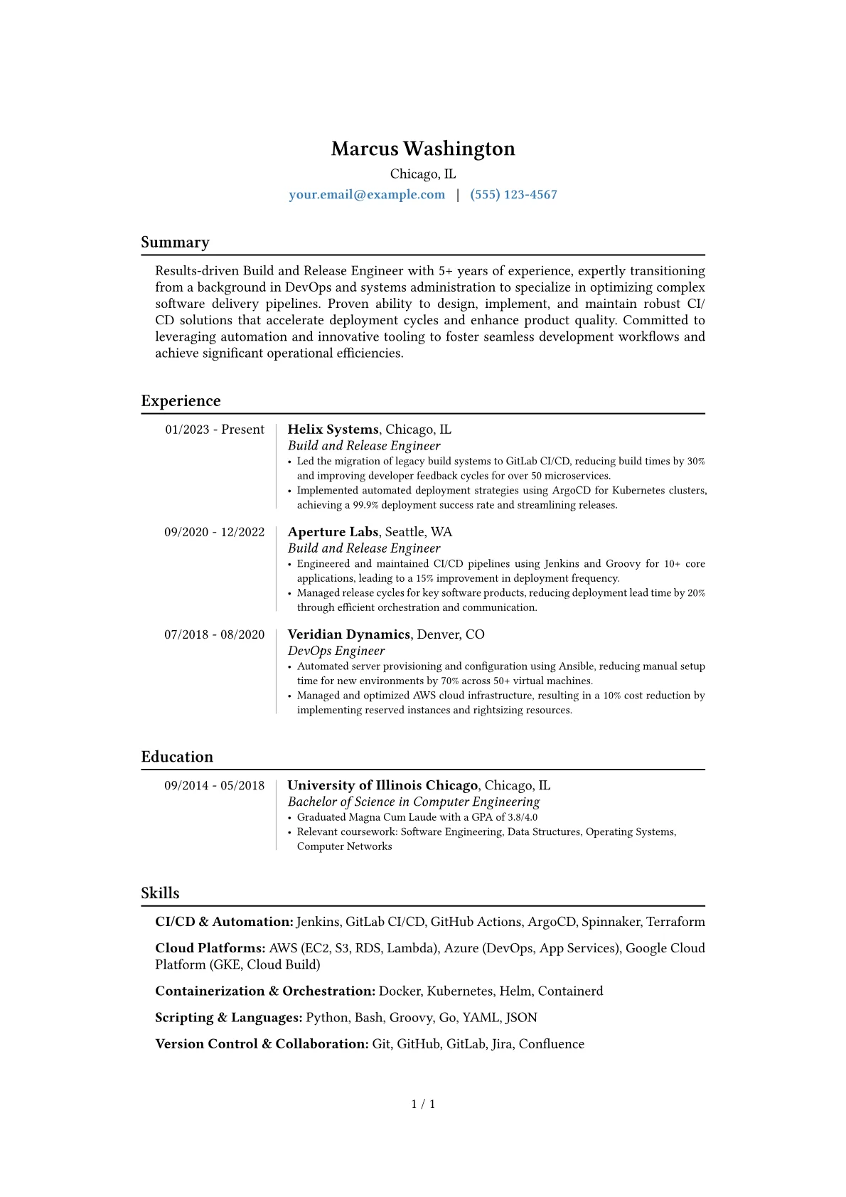 Career changer version - Page 1