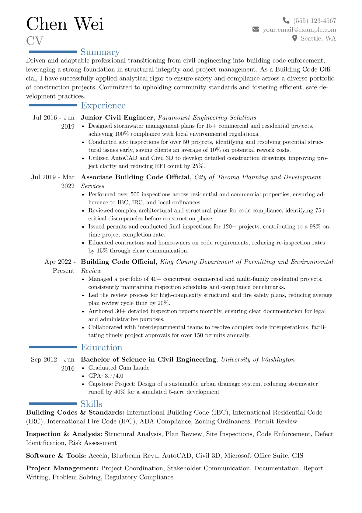 Career changer version - Page 1