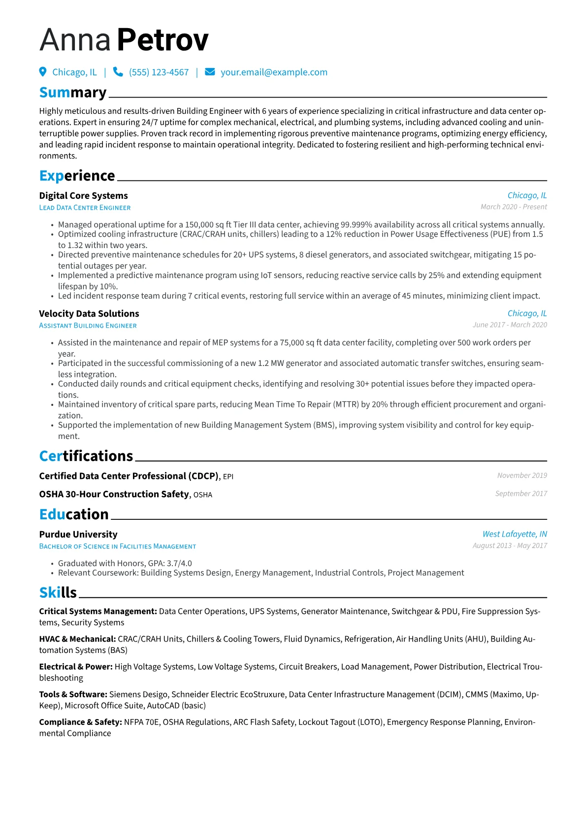 Data Center Specialist version - Page 1
