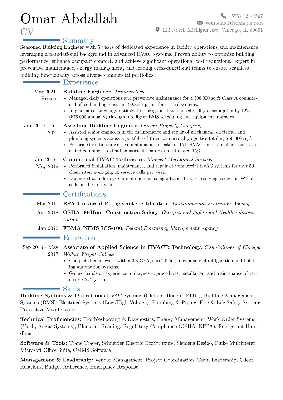 Career changer version - Page 1