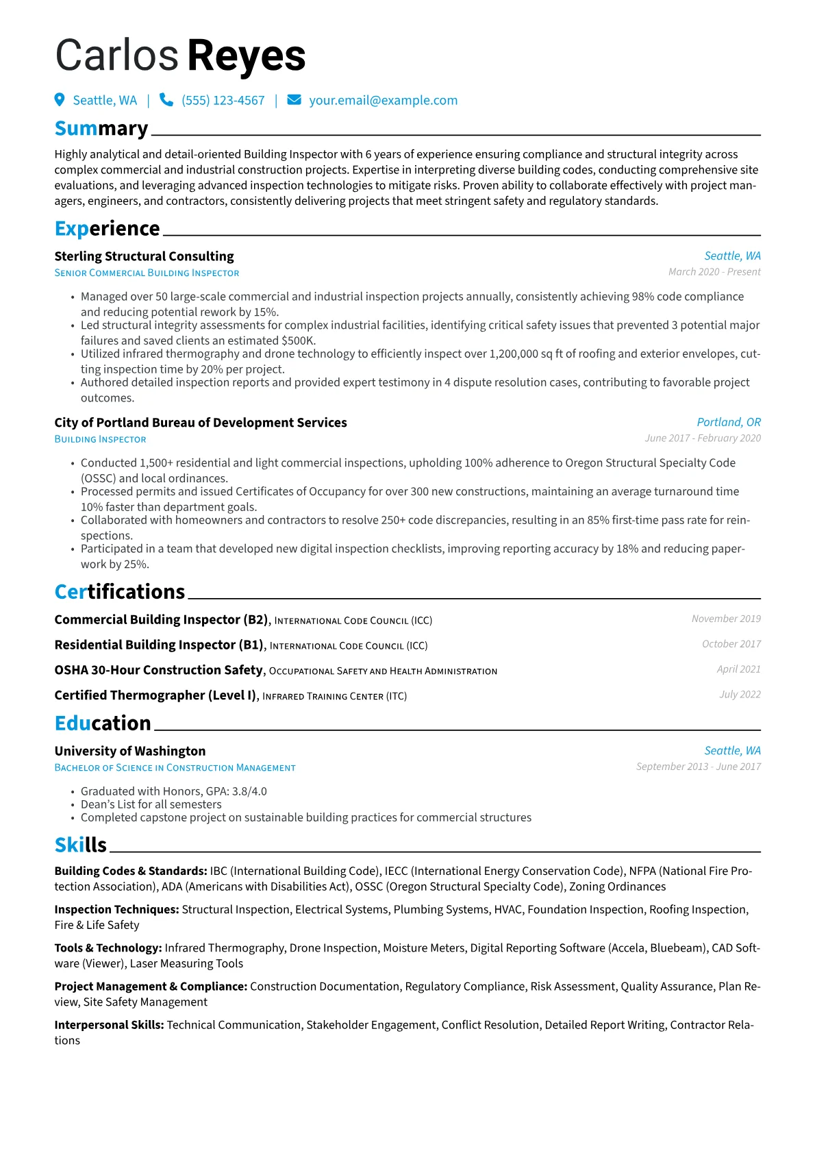 Building Inspector version - Page 1