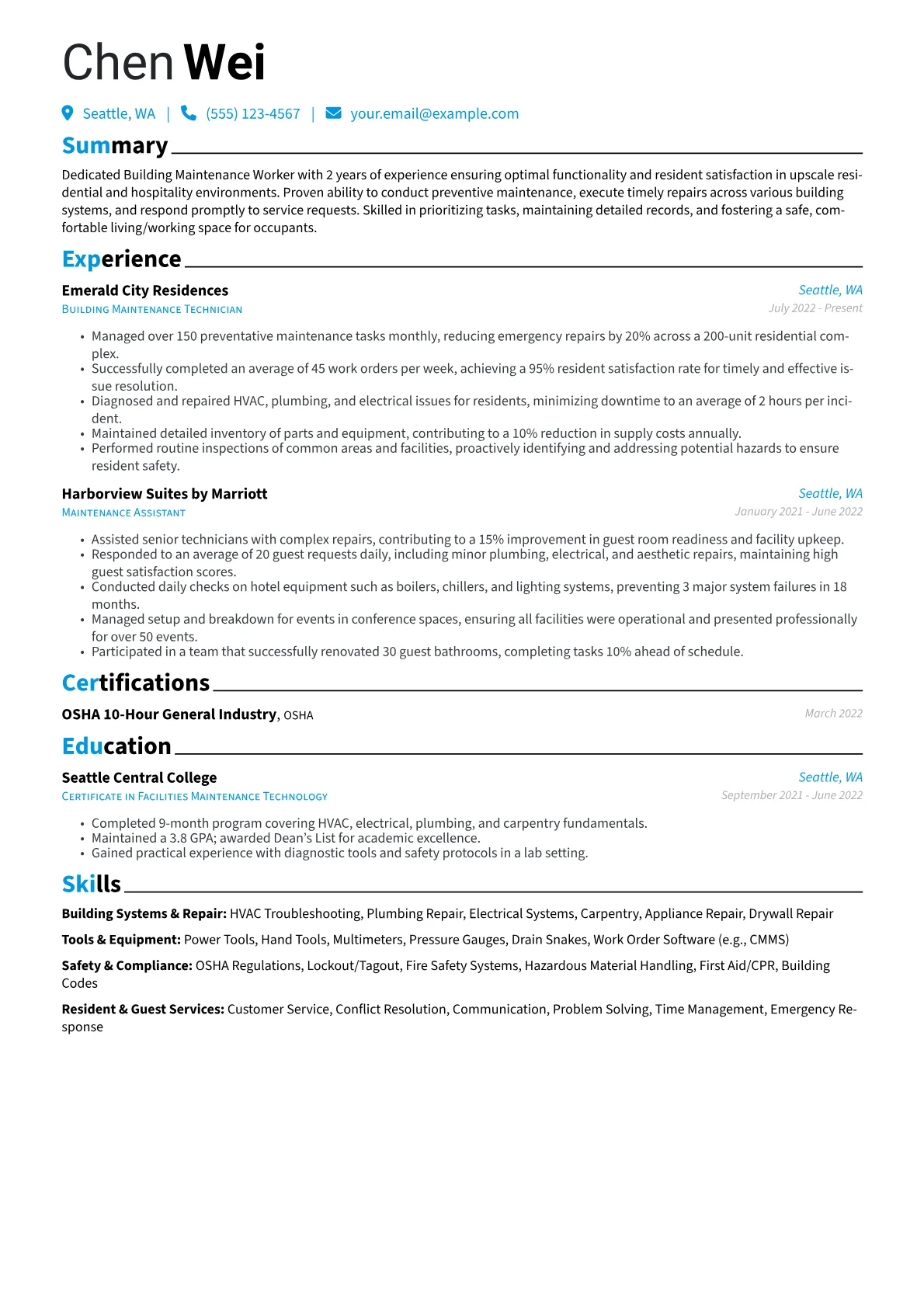 Residential/Hospitalit version - Page 1