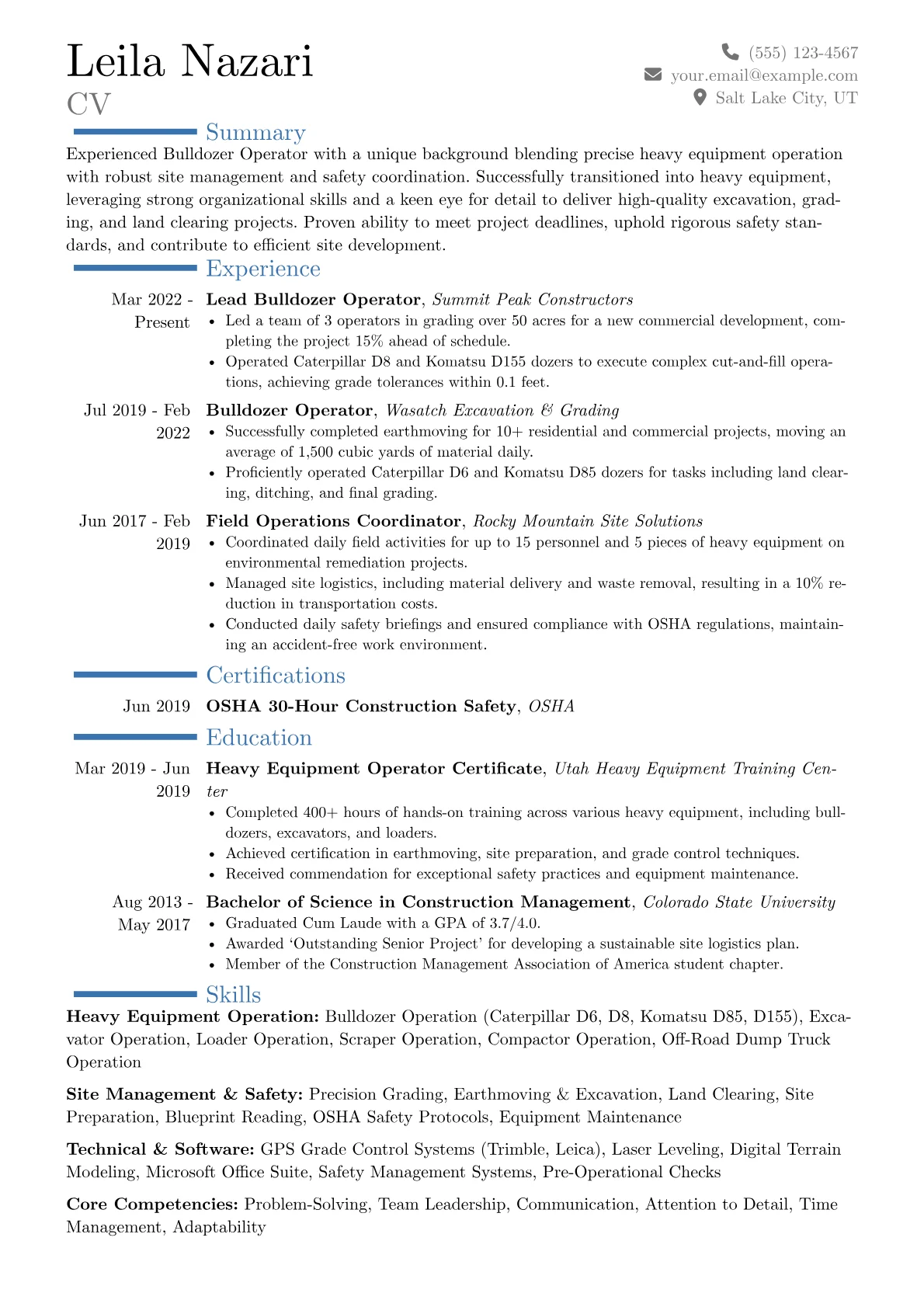 Career changer version - Page 1