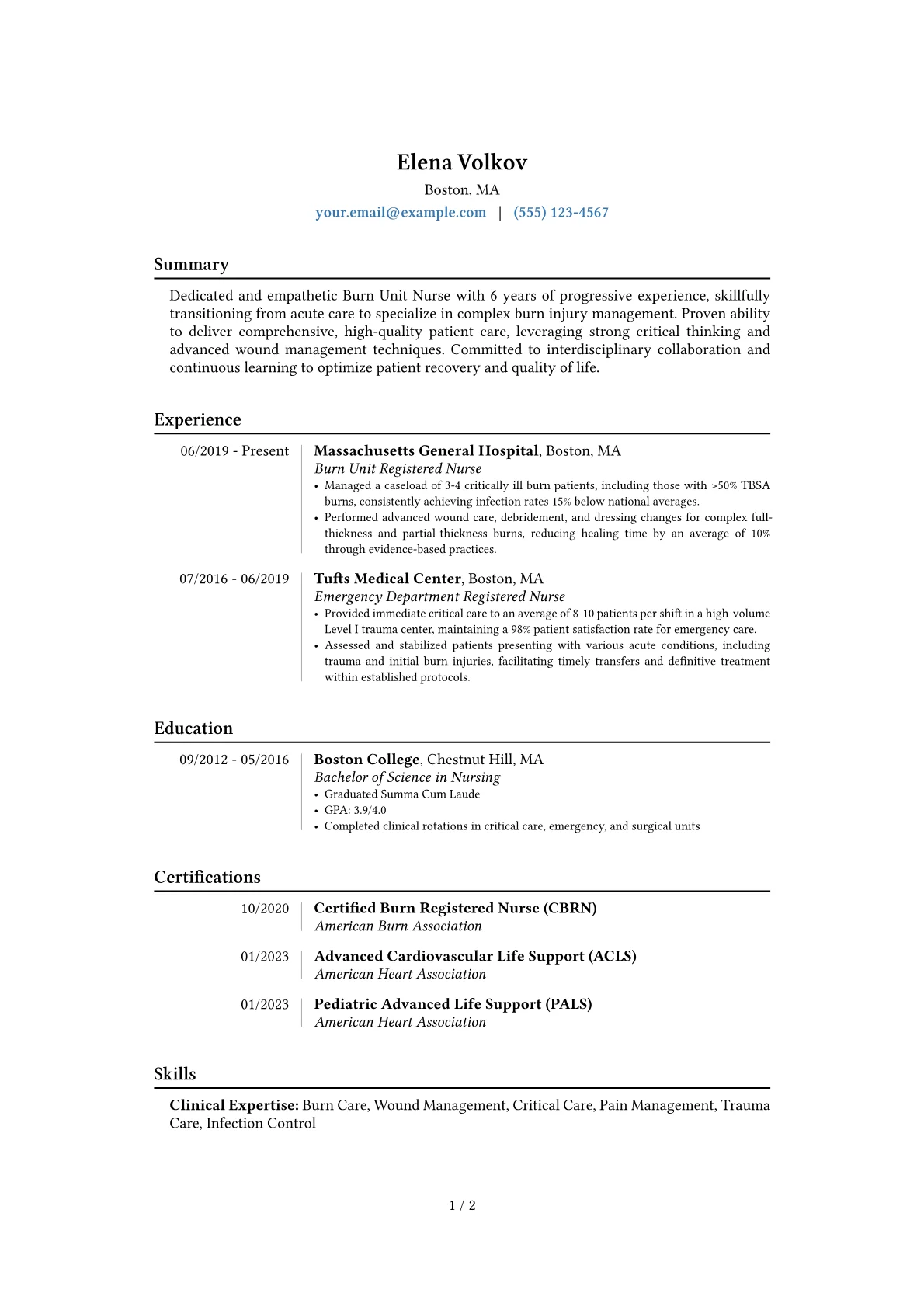Career changer version - Page 1