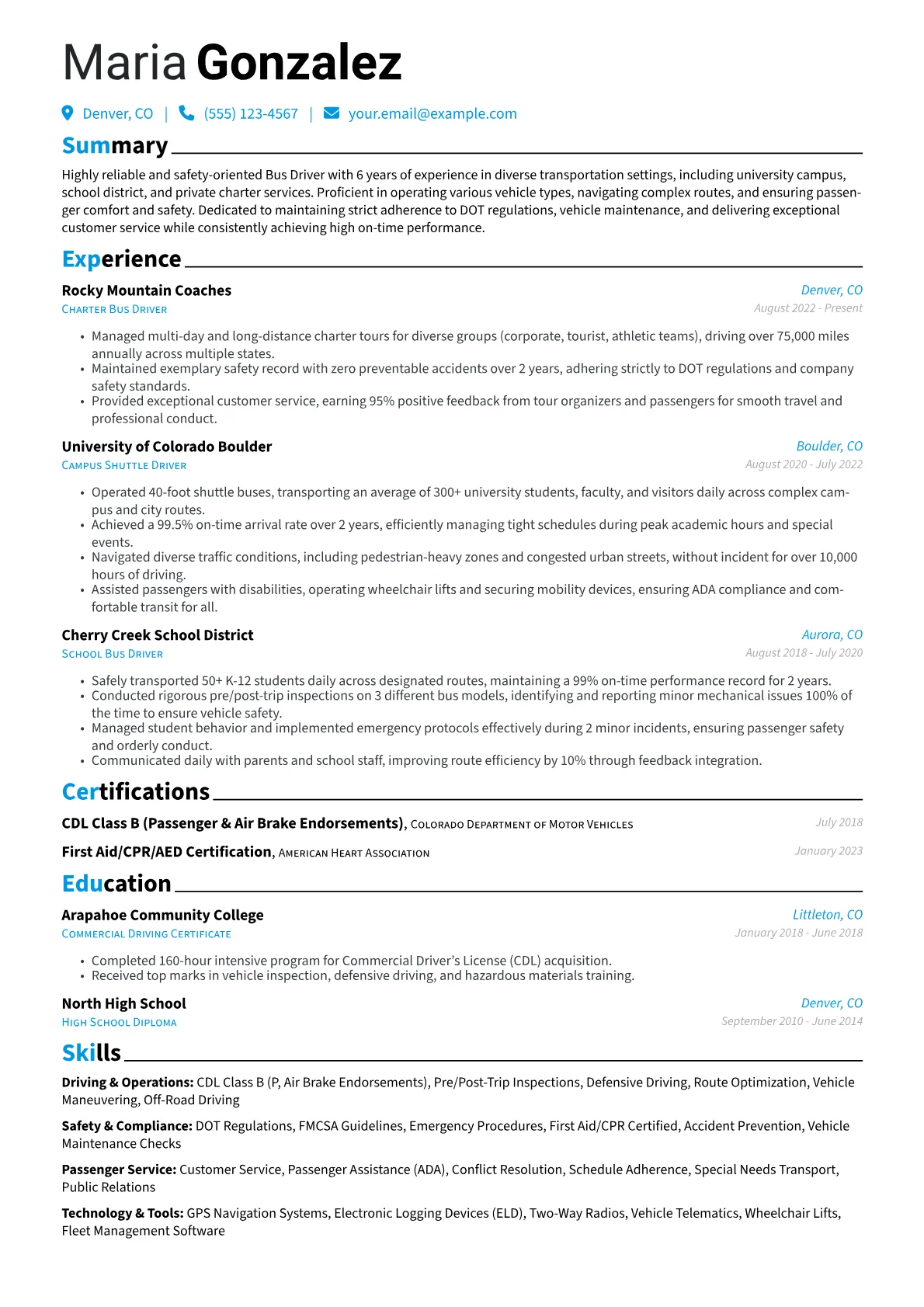 Charter & Campus Bus version - Page 1