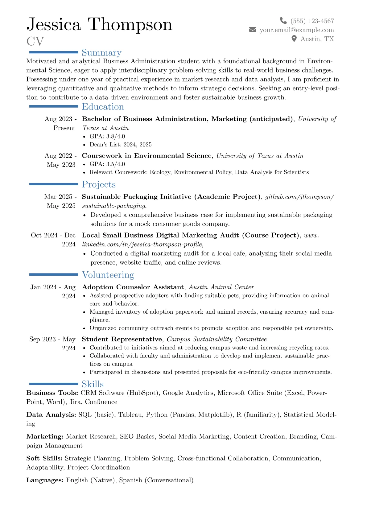 Career changer version - Page 1