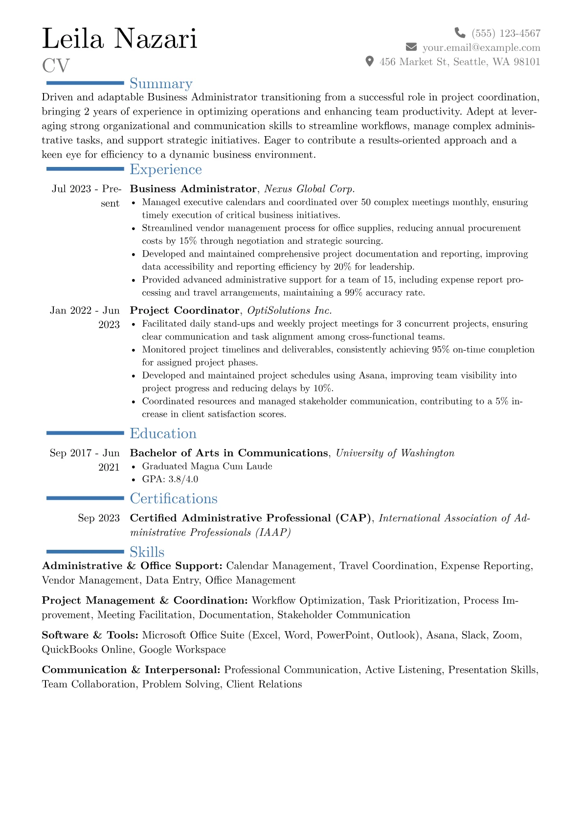 Career changer version - Page 1