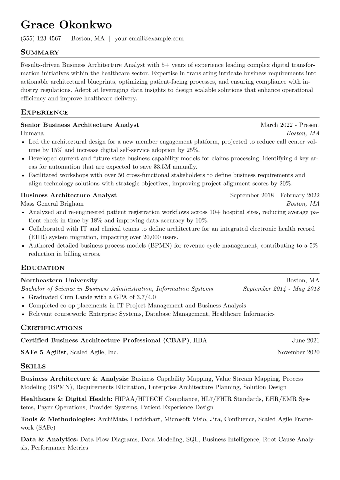 Healthcare IT Specialist version - Page 1
