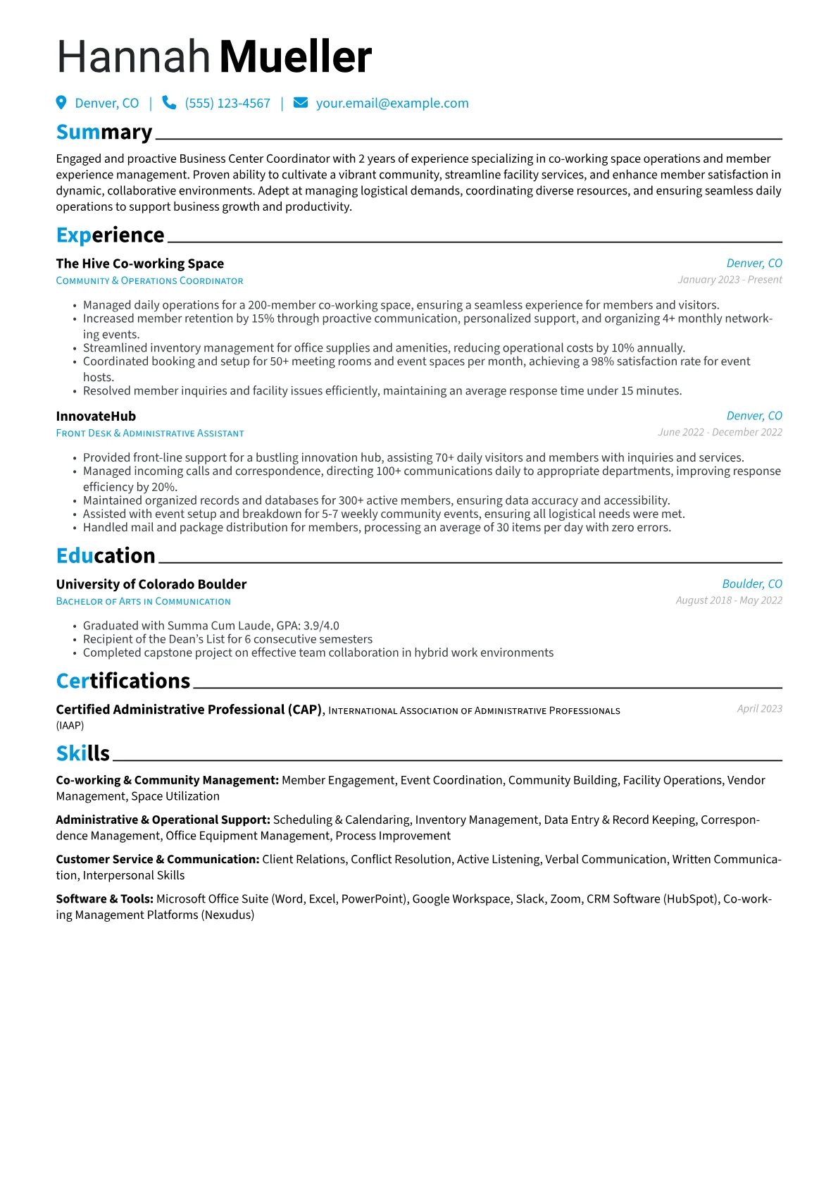 Co-working Space version - Page 1